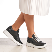 lloyd damen sneaker schwarz