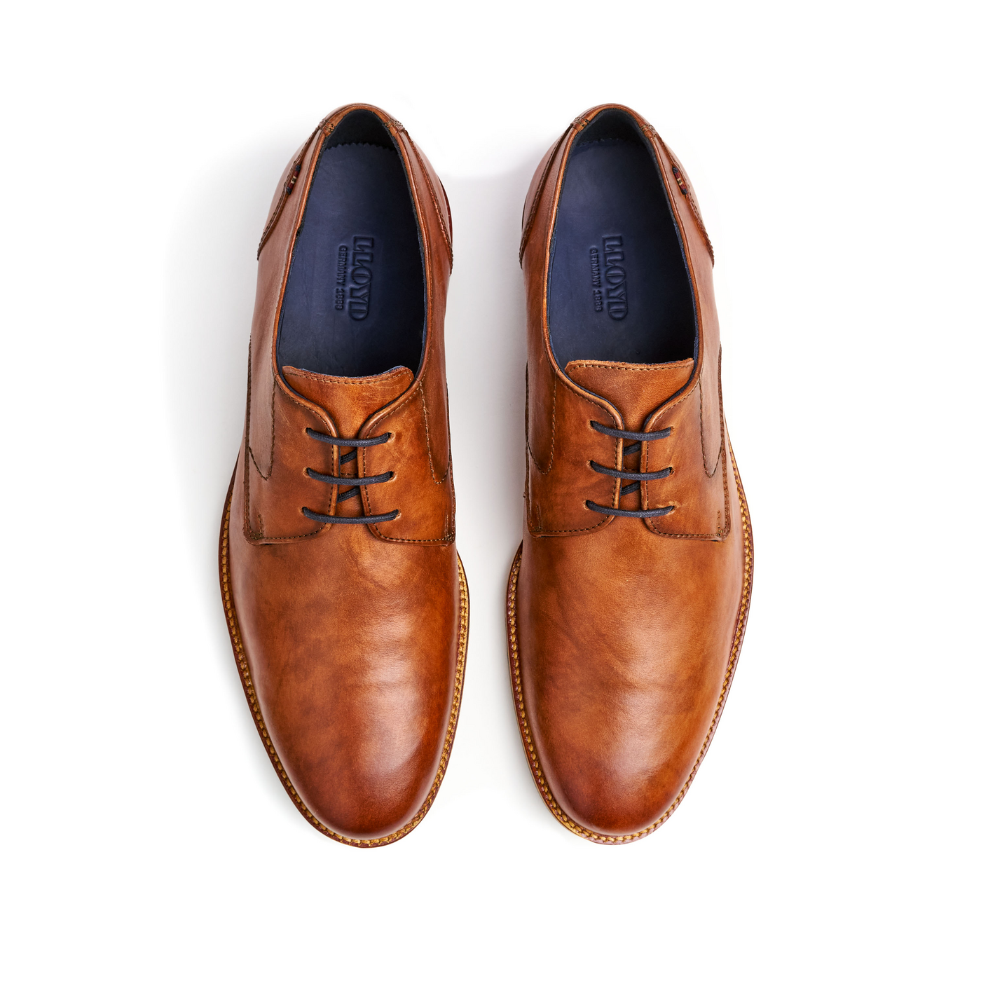 LLOYD 'LANGSTON' d'affaires Derby | Chaussure à lacets; Largeur normale; Veau; Marron in 40.5