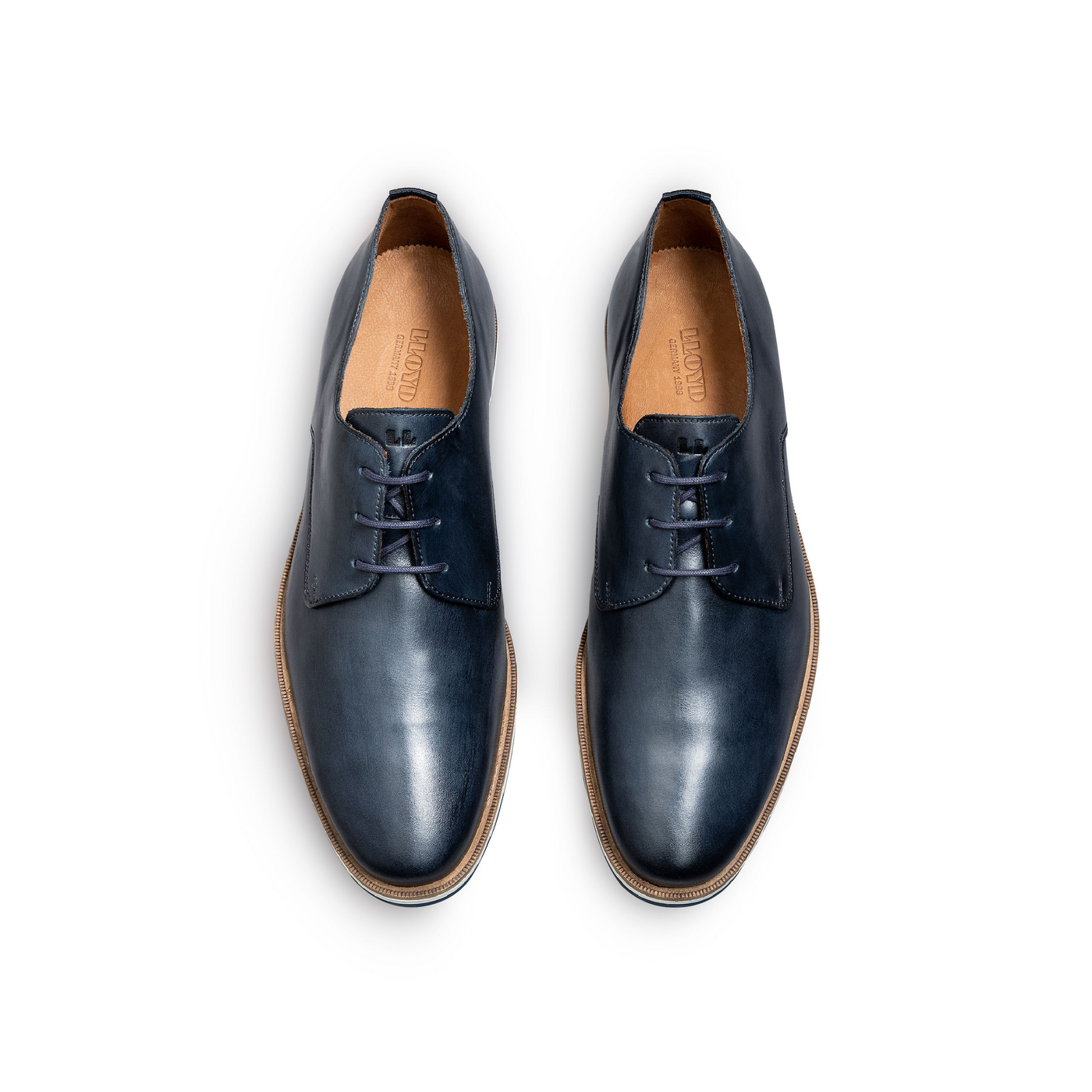 LLOYD 'DAKIN' d'affaires Derby | Chaussure à lacets; Largeur normale; Bleu in 44