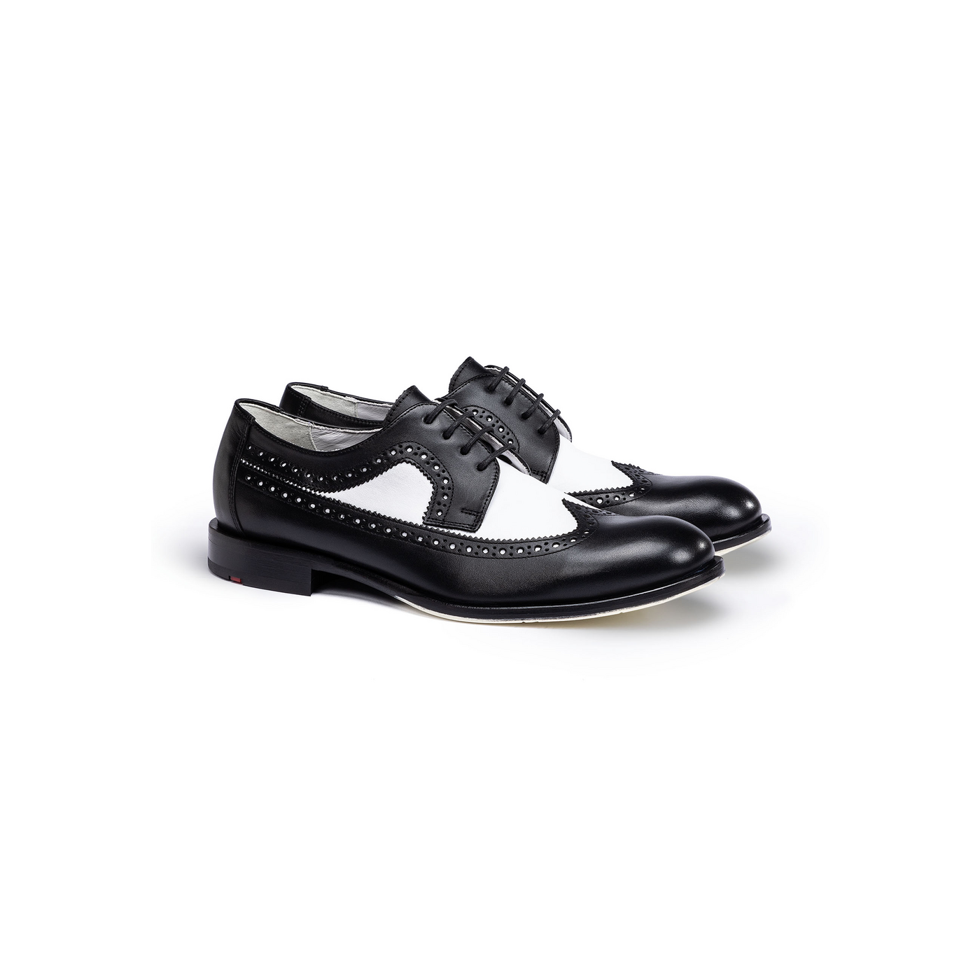 Lloyd Lionel Herren Derby Schuhe, Schnürschuhe, Größe: 42, Glattleder Schwarz