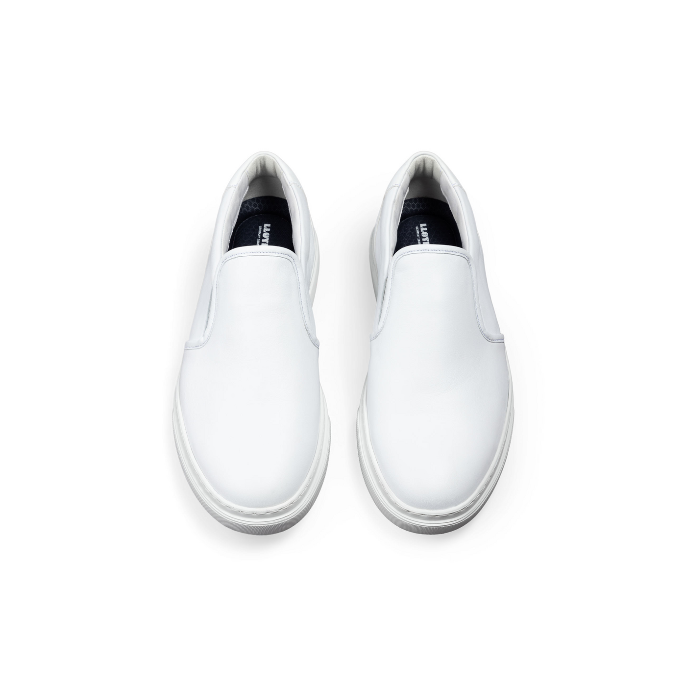 LLOYD 'ARUBA' Slipper Baskets; Largeur normale (Variofootbed, Xtralight; Blanc in 44