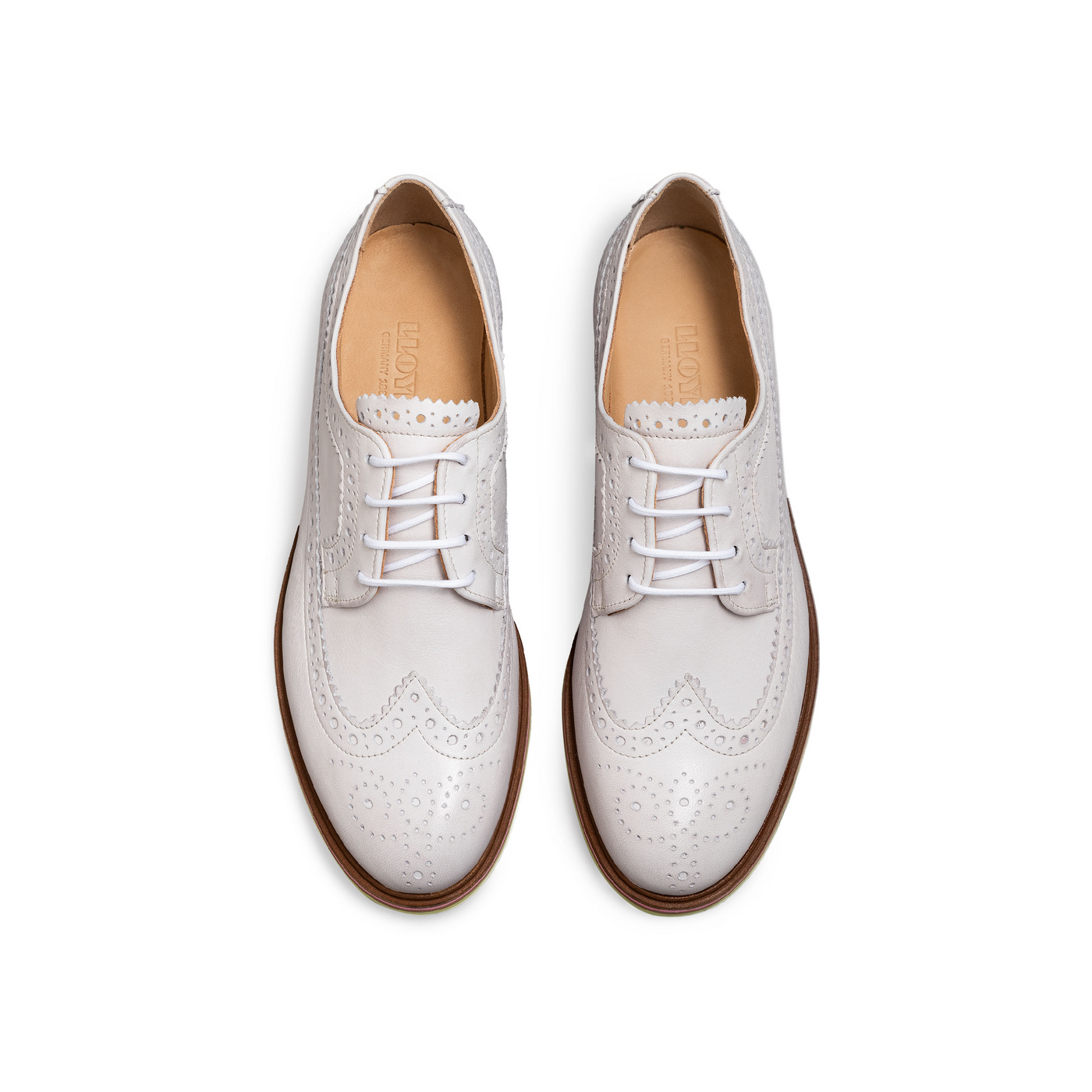 LLOYD 'DEMI-CHAUSSURES' d'affaires Derby | Chaussure à lacets; F 1/2; Blanc in 42