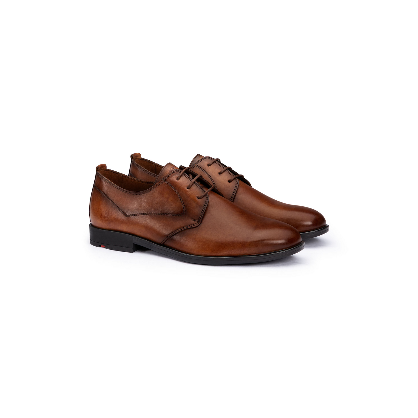 Lloyd Larin Herren Derby Schuhe, Schnürschuhe, Größe: 40.5, Glattleder Braun