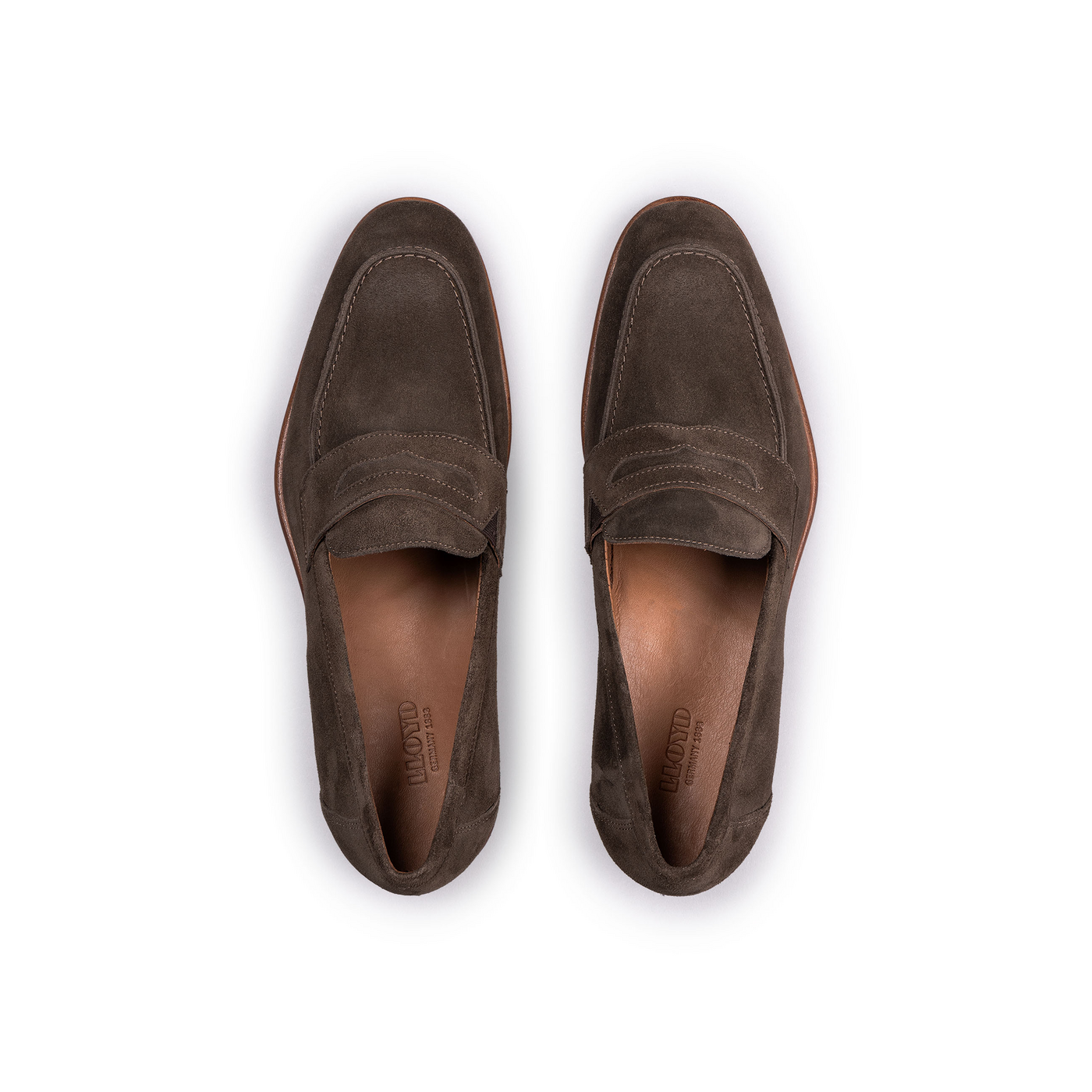 LLOYD 'PORTER' Slippers; Largeur normale; Marron in 44