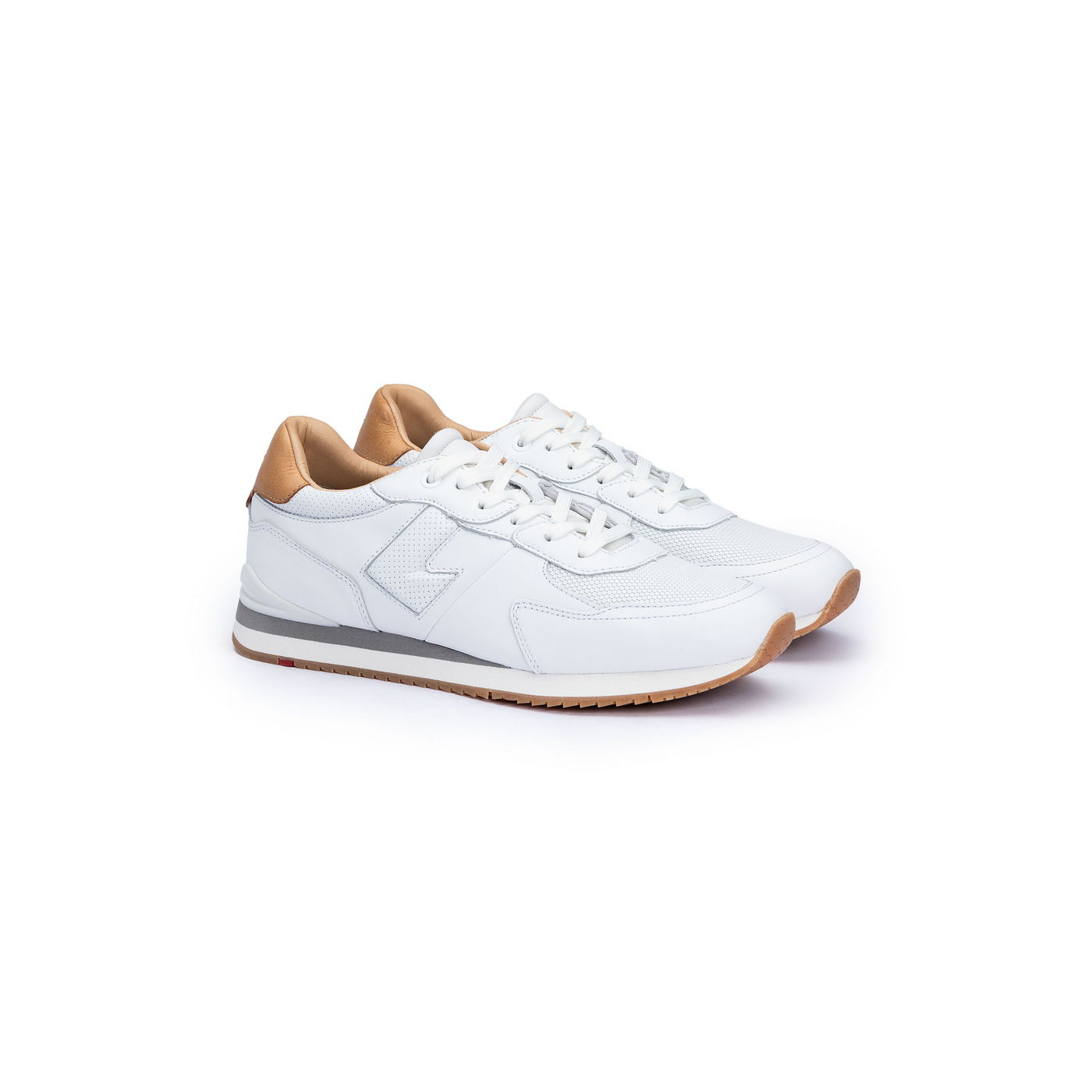 LLOYD 'ENOS' Herren Sneakers Low-Top | Sneaker; Normalweit (Variofootbed - für Einlagen), FS2025; Business Schuhe; Weiss in 39