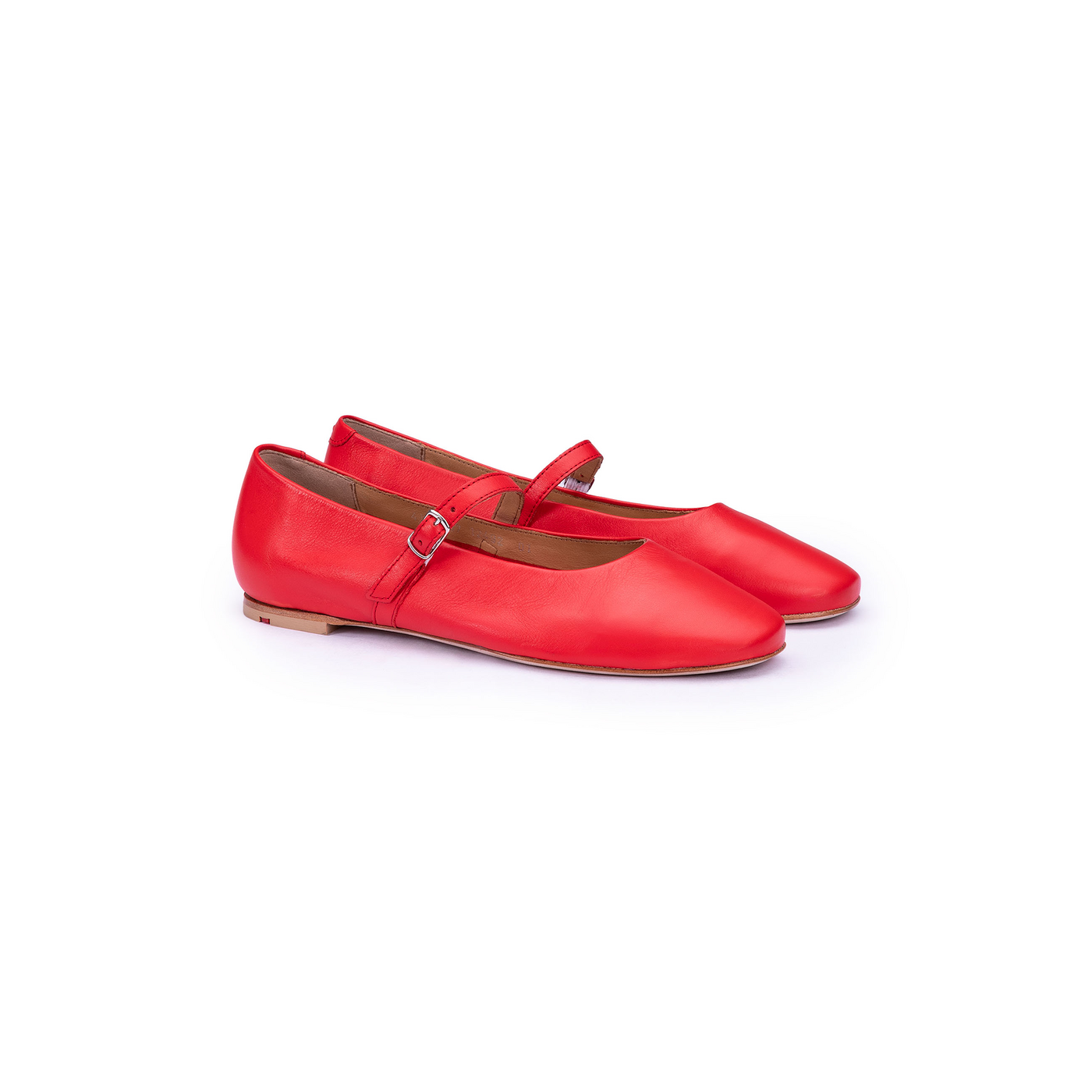 LLOYD Unisex SOFT 610 Ballerina Rouge 36 Cuir lisse