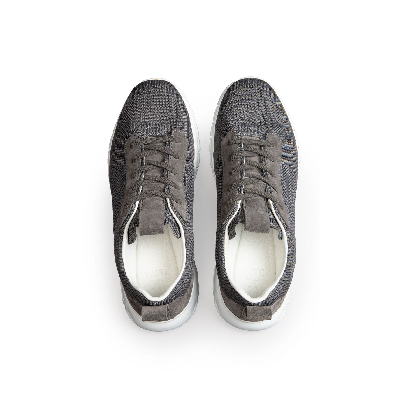 LLOYD 'URBAN' Baskets; Largeur normale (Variofootbed, FS2026; Gris in 44