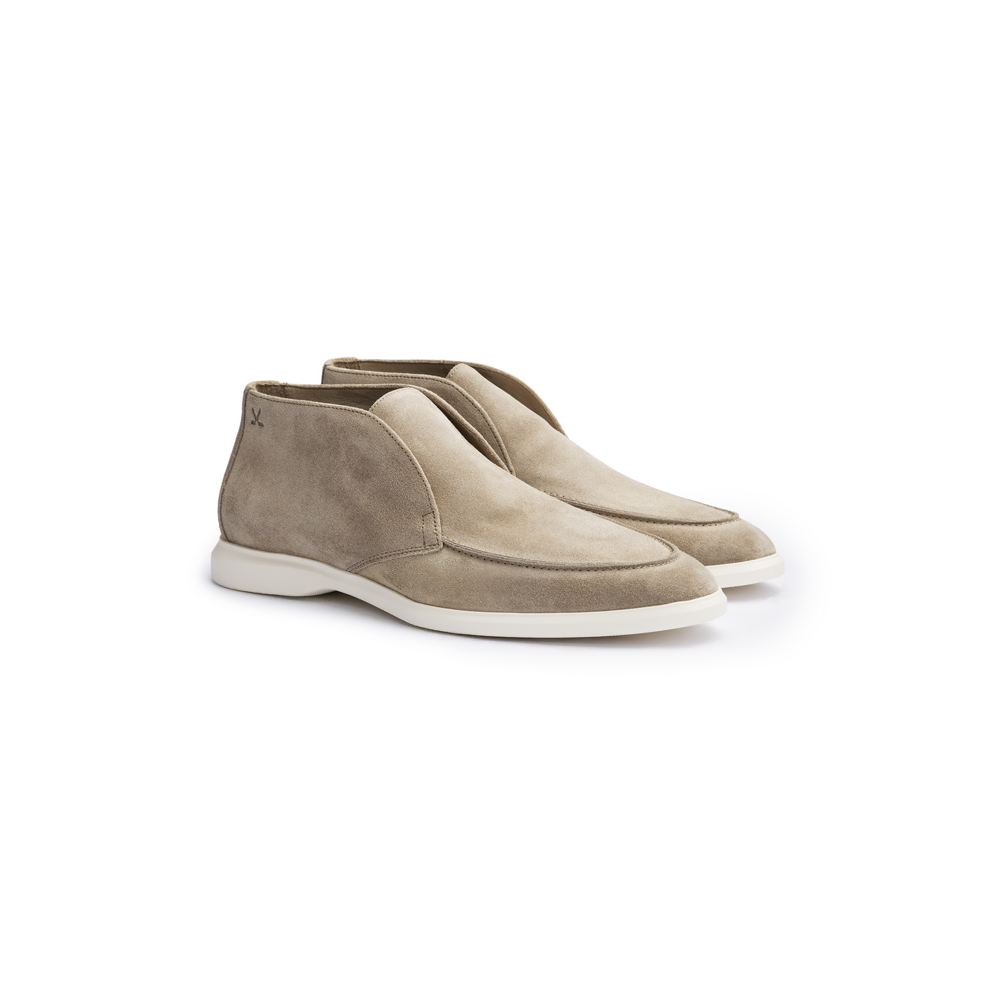 LLOYD Unisex STRIDE STEP Bottine à enfiler Beige 44 Cuir rugueux