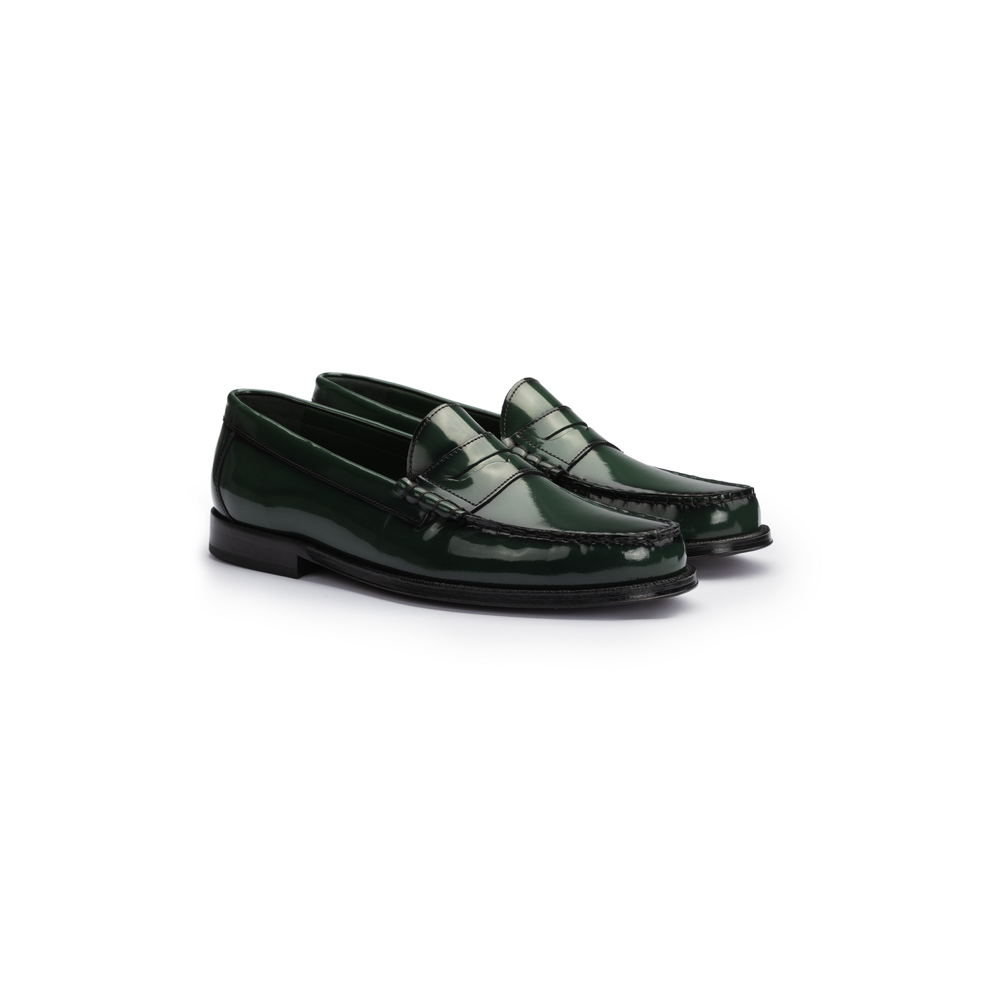 LLOYD Unisex CLOUT MOVE Mocassin Vert 45 Cuir lisse