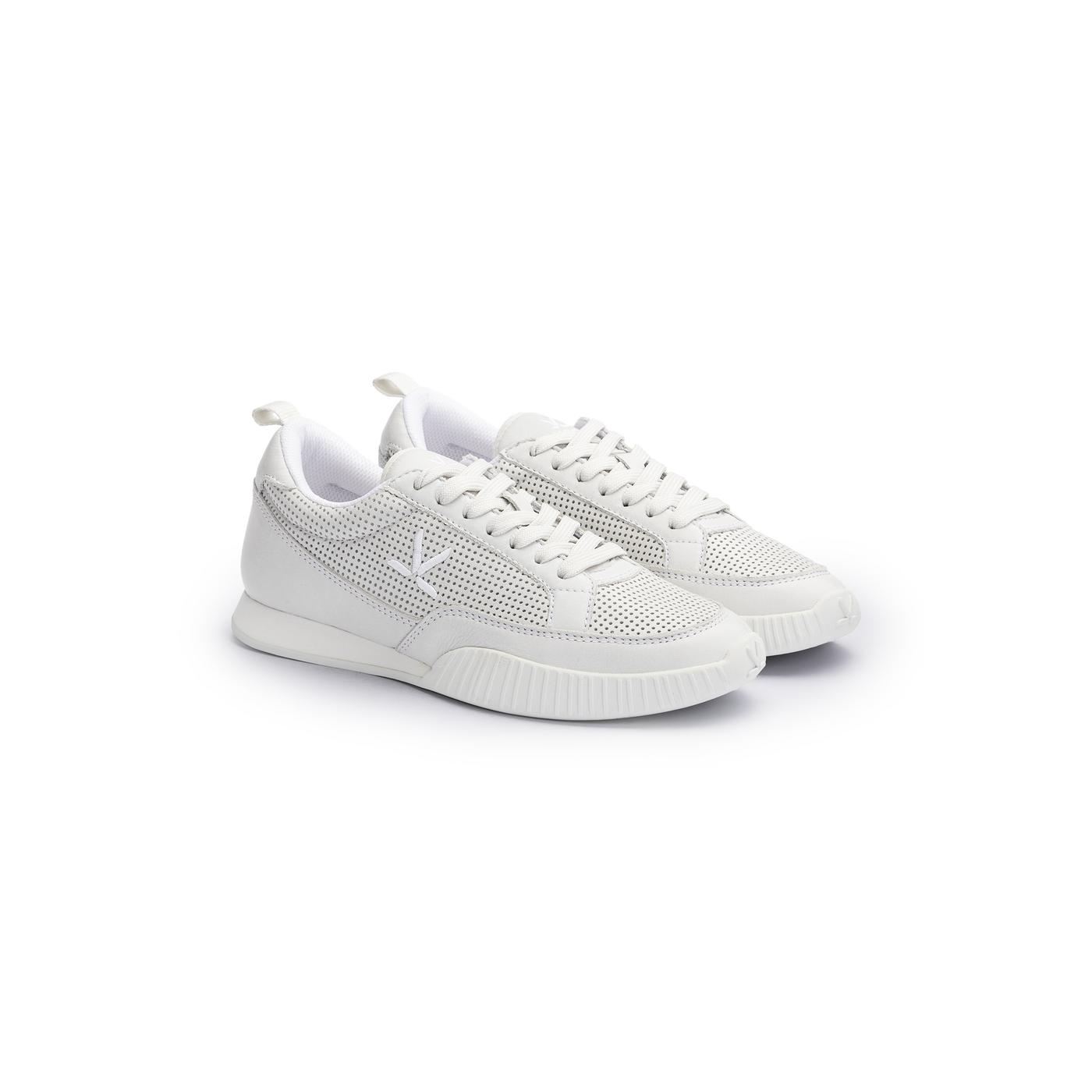 LLOYD Damen DAMEN MOVA FORM WEISS Sneaker | Low-Top Weiss in 41 F 1/2 Gelochtes Leder | Genarbtes Leder Freizeit