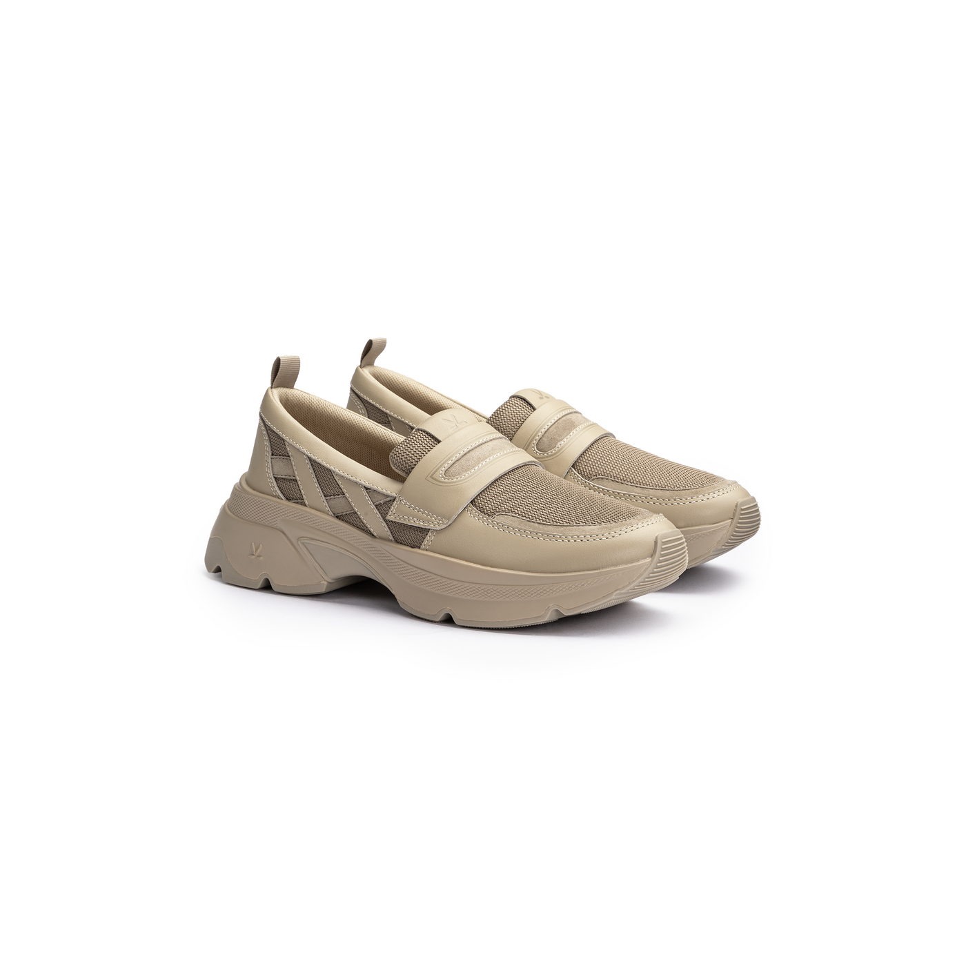 LLOYD Unisex TESSO FLEX Slipper | Low-Top Beige 42 Mesh