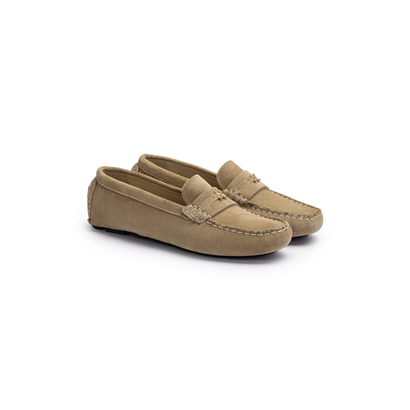 LLOYD Damen DAMEN ORION DRIVE BEIGE Slipper Beige in 41 F 1/2 Rauleder Festlich | Freizeit