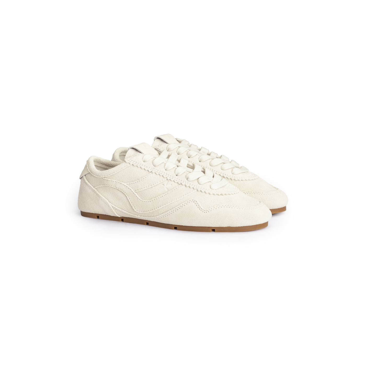 LLOYD Unisex SUNNY Baskets | Baskets basses Blanc 42 Cuir suédé