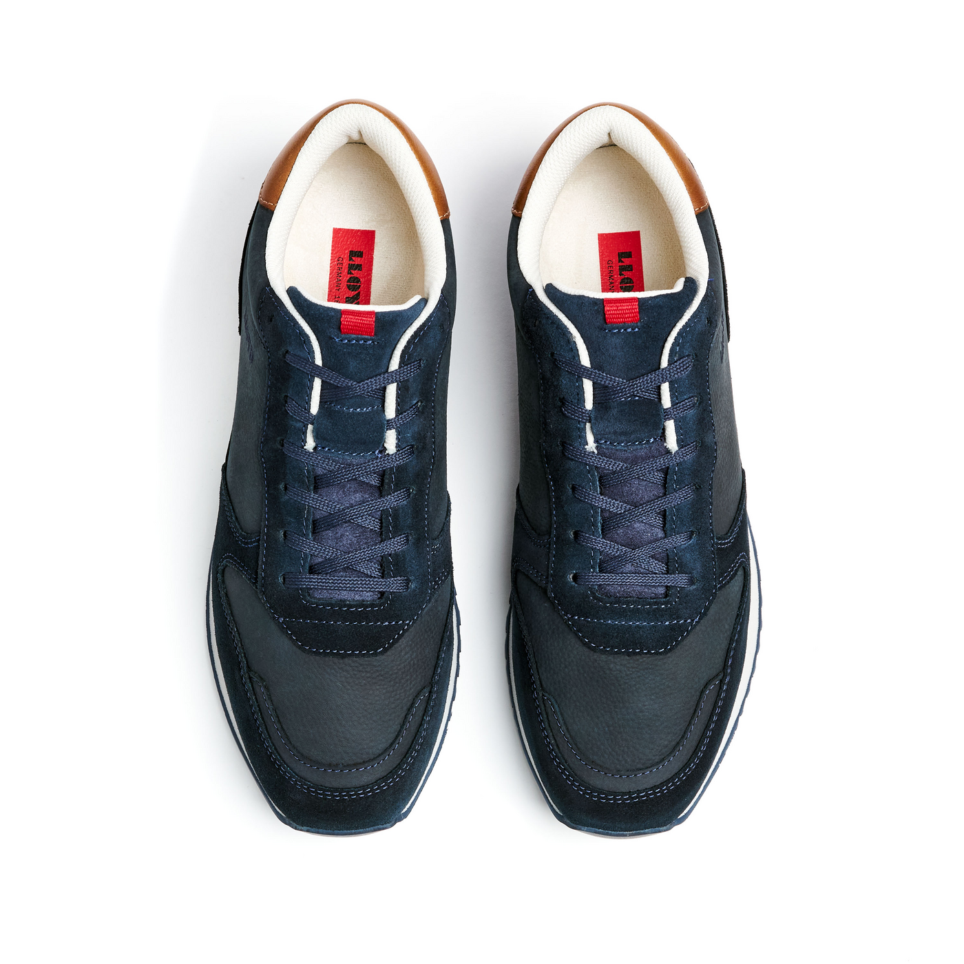 LLOYD 'EDMOND' Baskets; Largeur normale (Variofootbed; Bleu in 41