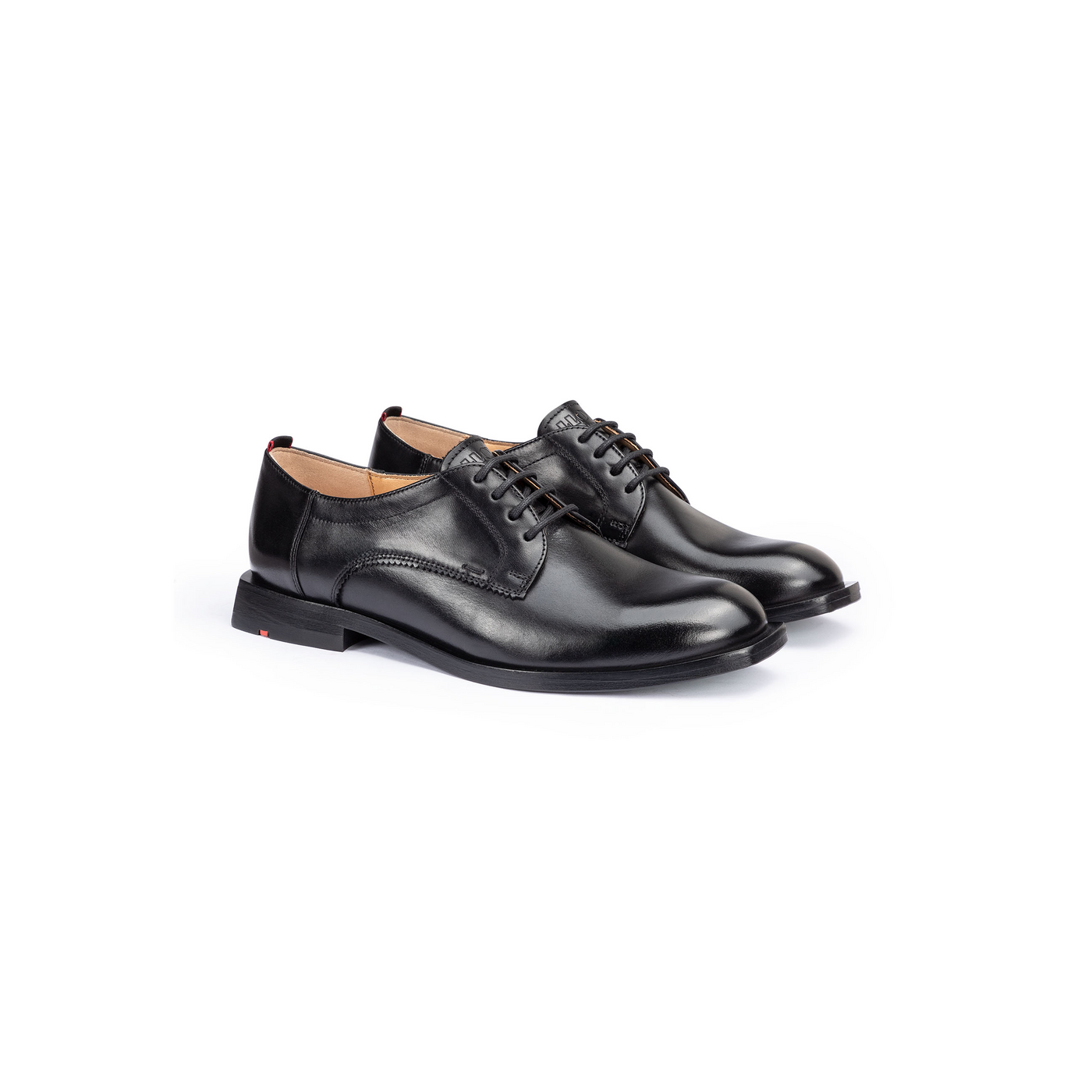 LLOYD Unisex EASE 110 Derby | Chaussure à lacets Noir 38 Cuir lisse