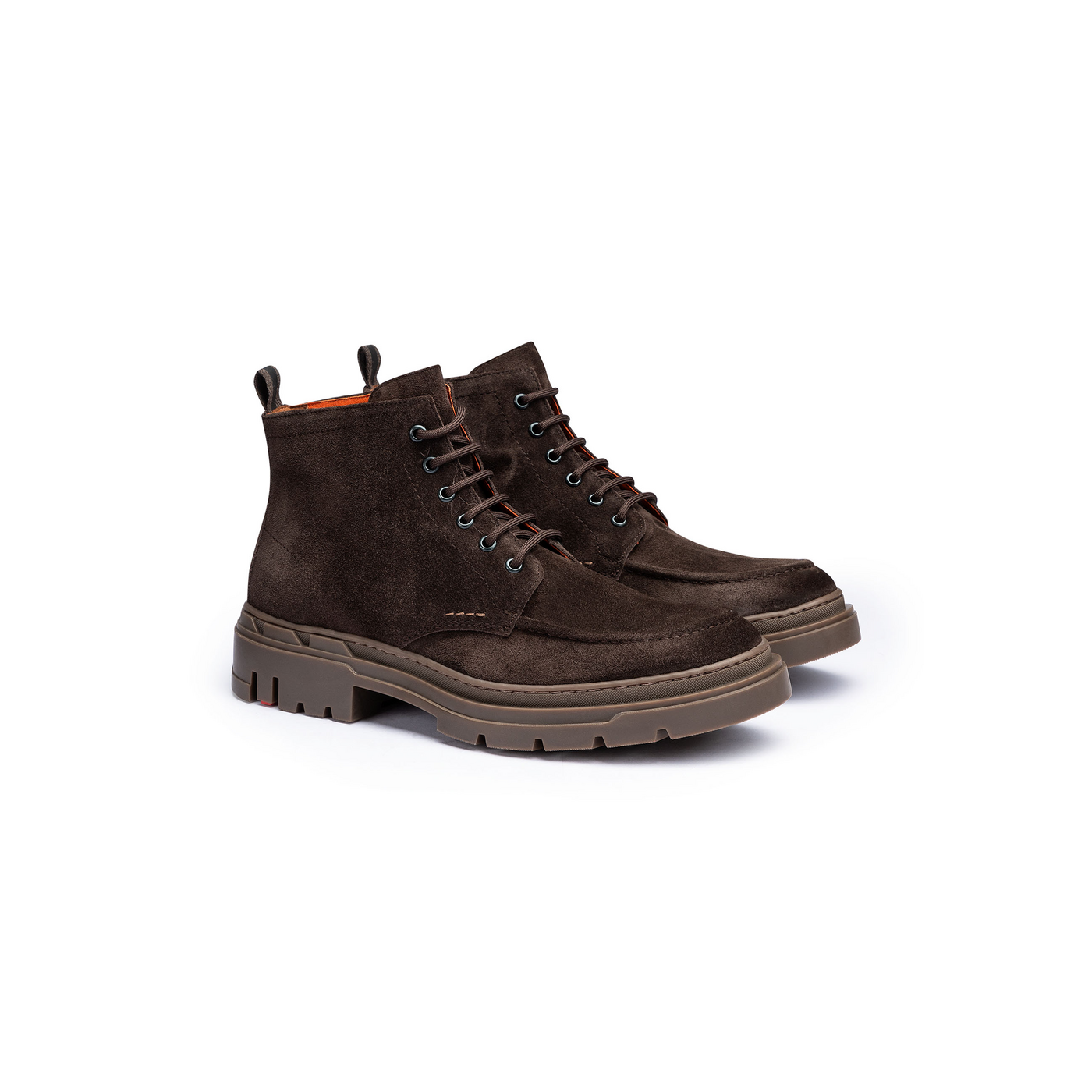 LLOYD Herren 'IPSWICH' Boots Stiefelette | Schnürschuh; Normalweit (Variofootbed - für Einlagen); Braun in 40.5