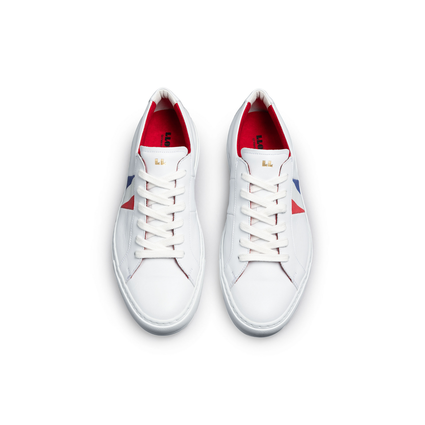 LLOYD 'ASSUAN' Baskets; Largeur normale (Variofootbed; Blanc in 43