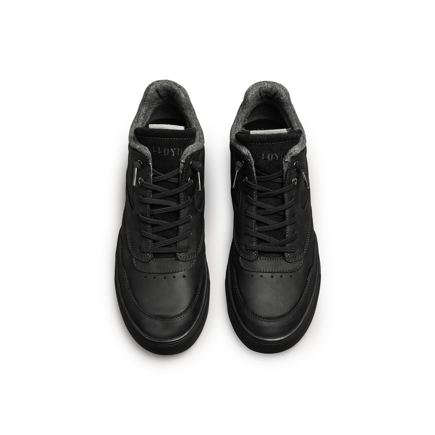 LLOYD 'ELLISON' Baskets; Largeur normale (Variofootbed; Noir in 46