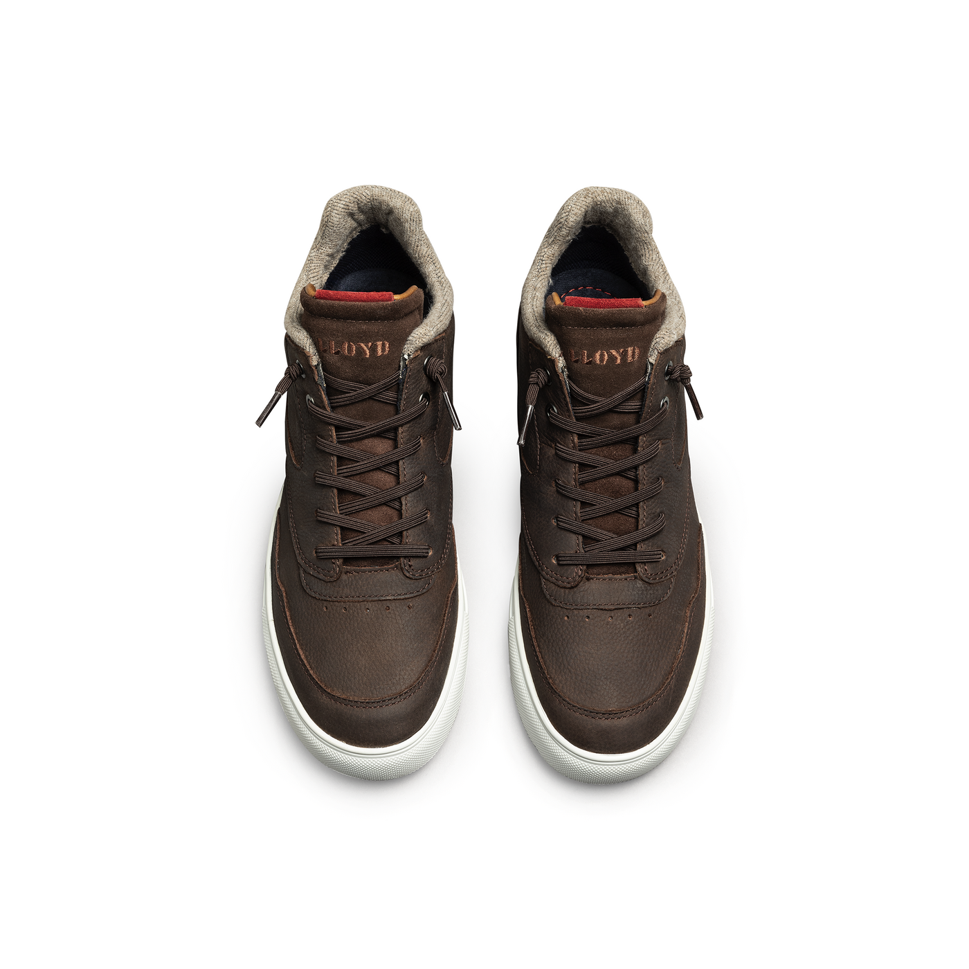 LLOYD 'ELLISON' Baskets; Largeur normale (Variofootbed; Marron in 41