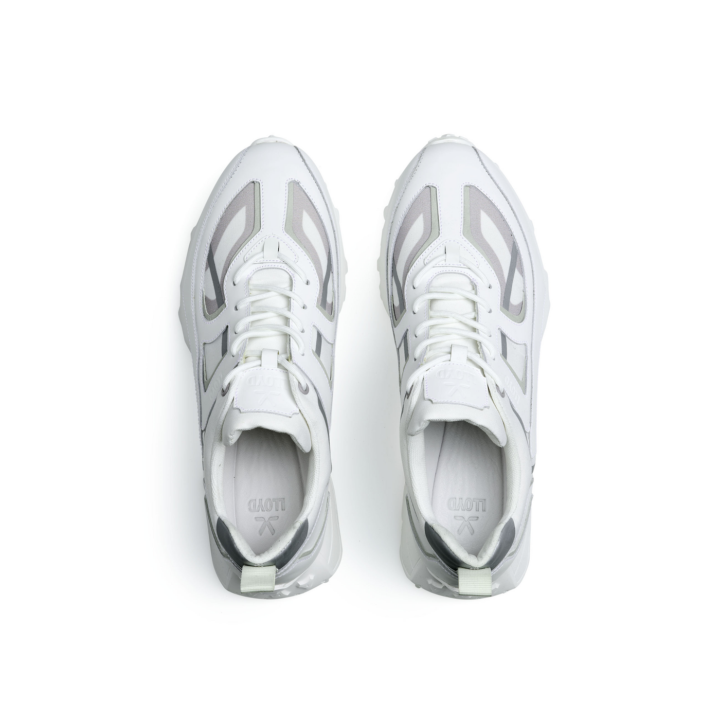 LLOYD 'EDGE' Baskets; Largeur normale (Variofootbed, Xtralight; Blanc in 46