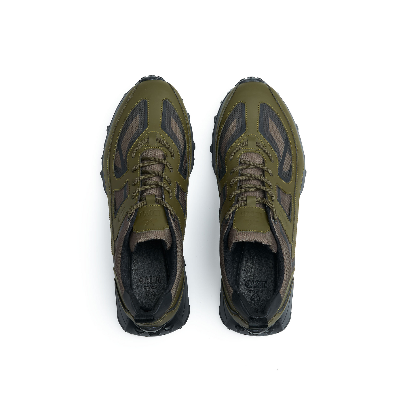 LLOYD 'EDGE' Baskets; Largeur normale (Variofootbed; Vert in 46