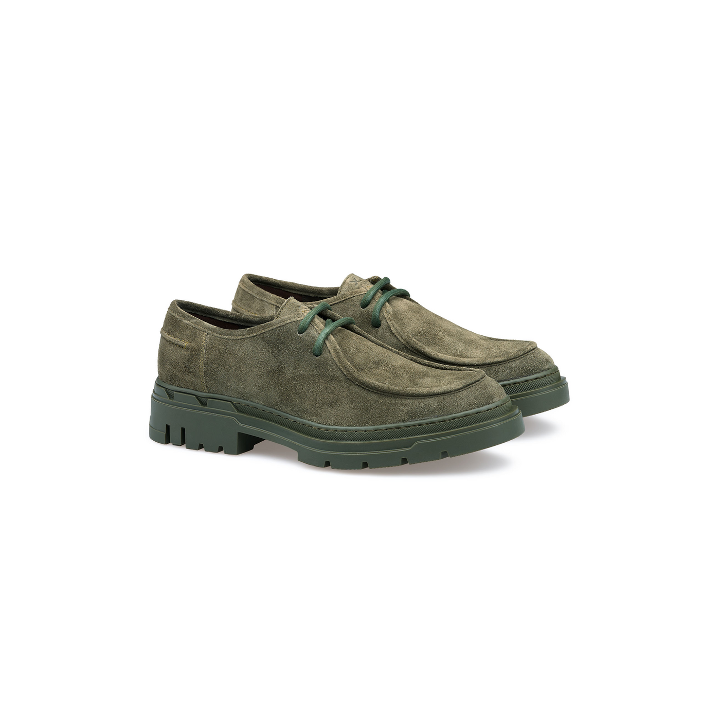 LLOYD Herren 'SERRA 111' Halbschuhe Schnürschuh; Normalweit (Variofootbed - für Einlagen), HW2025; Business Schuhe; Grün in 44