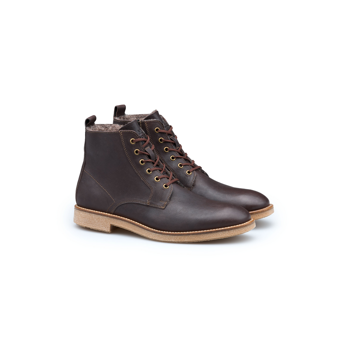 LLOYD Herren ORIGIN 345L Stiefelette Braun in 46.5 Normalweit Genarbtes Leder Freizeit