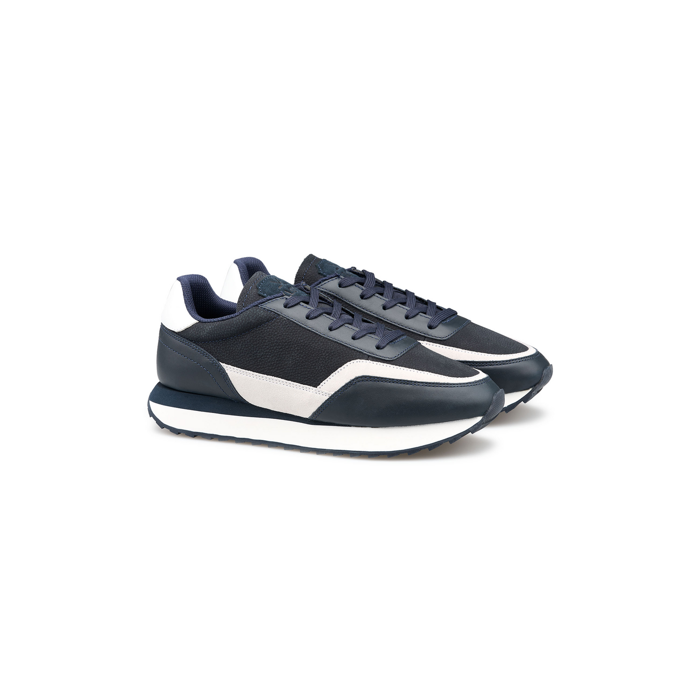 LLOYD 'BLAZE' Herren Sneakers; Normalweit (Variofootbed - für Einlagen), HW2025; Blau in 45