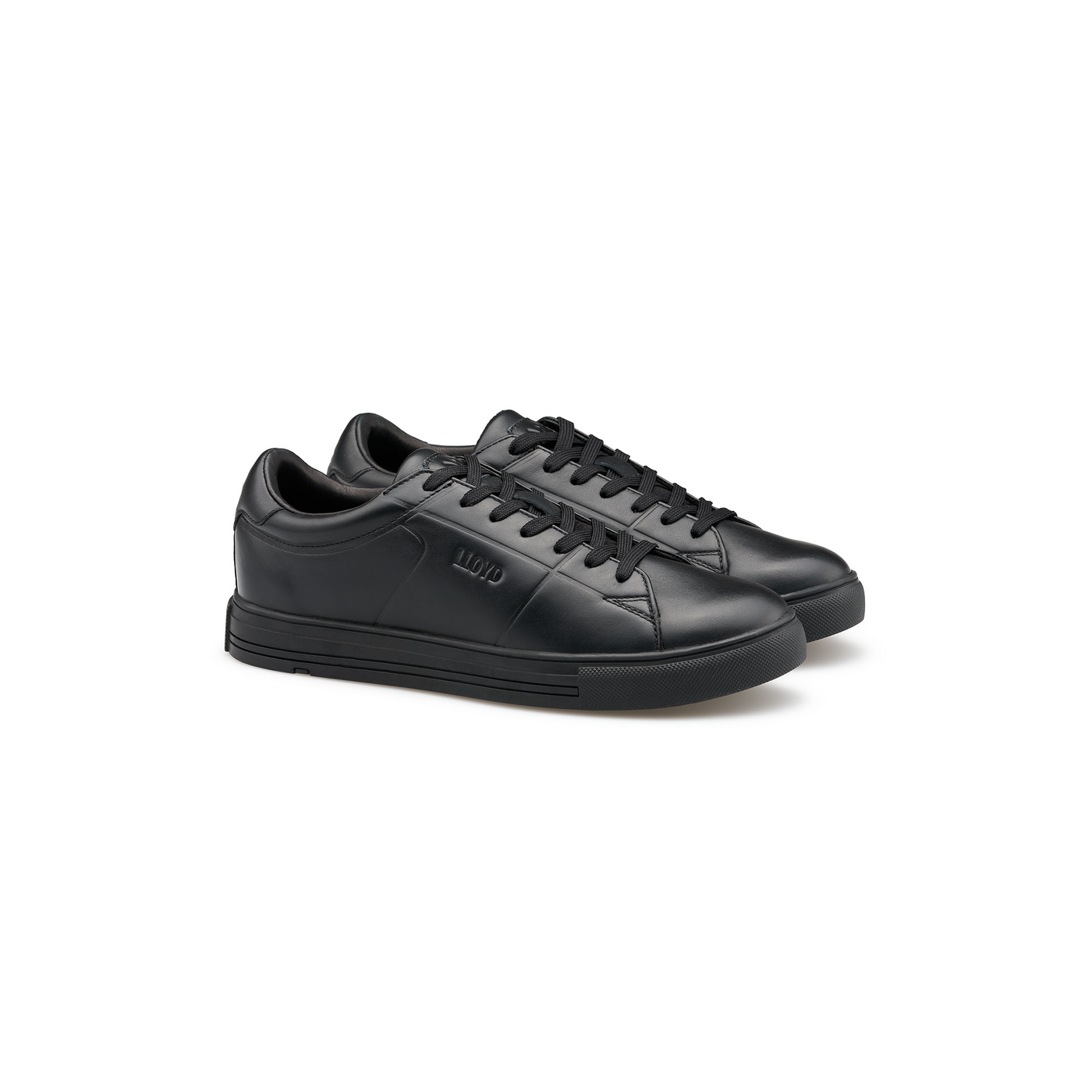 LLOYD 'COURT' Herren Sneakers; Normalweit (Variofootbed - für Einlagen) / Übergröße, HW2025; Business Schuhe; Schwarz in 47