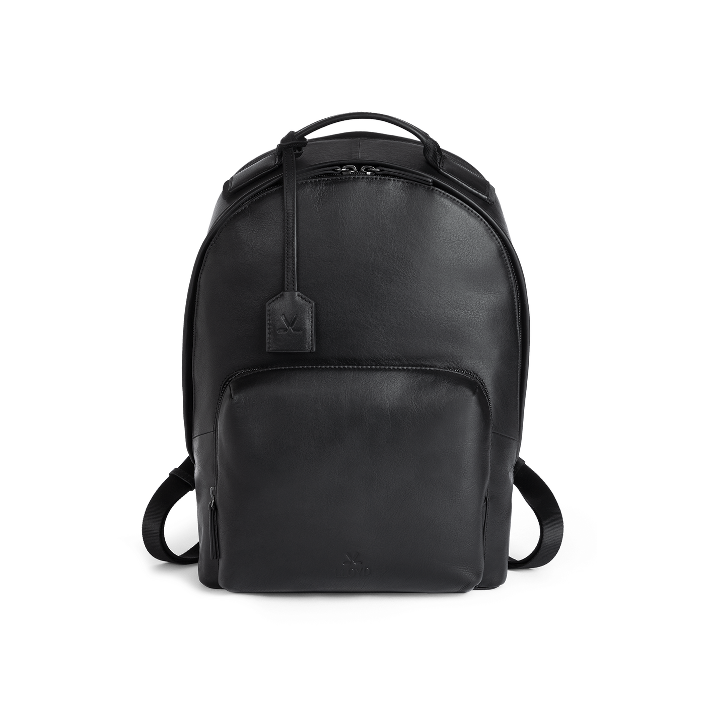 LLOYD Unisex SAC À DOS Noir - Cuir lisse