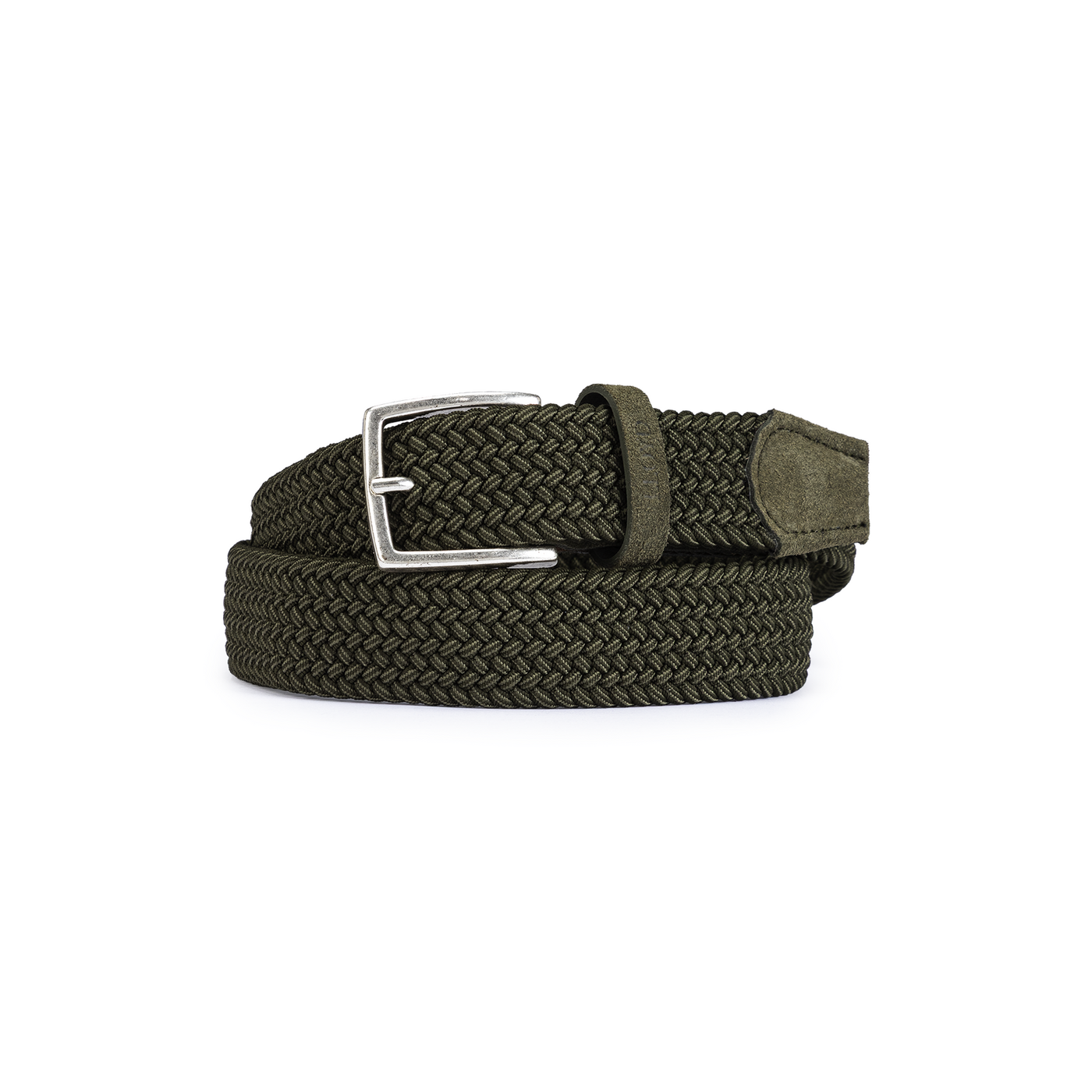 LLOYD Unisex CEINTURE POUR HOMME Vert 105 Tissu polyester