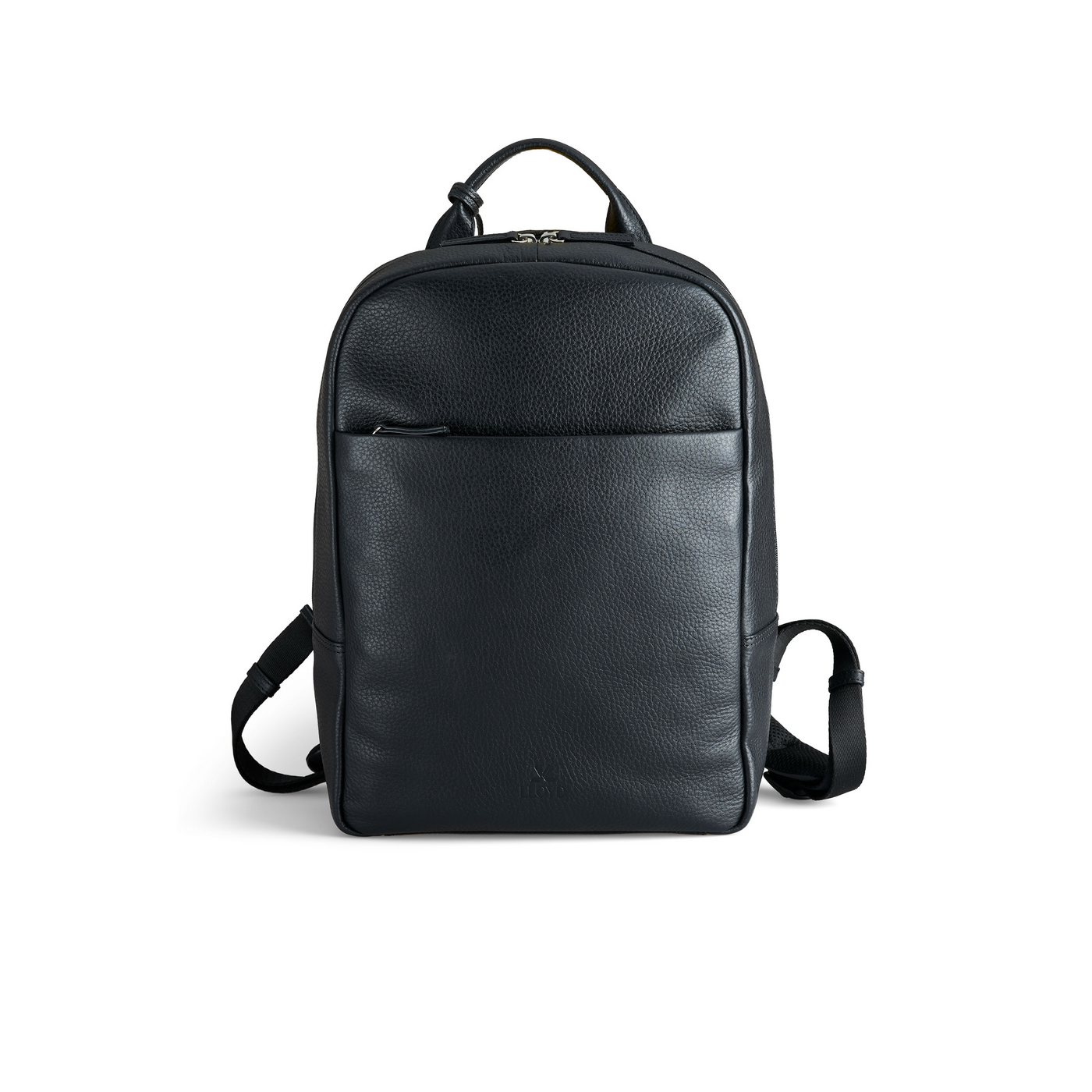 Lloyd Rucksack Herren, Glattleder Schwarz