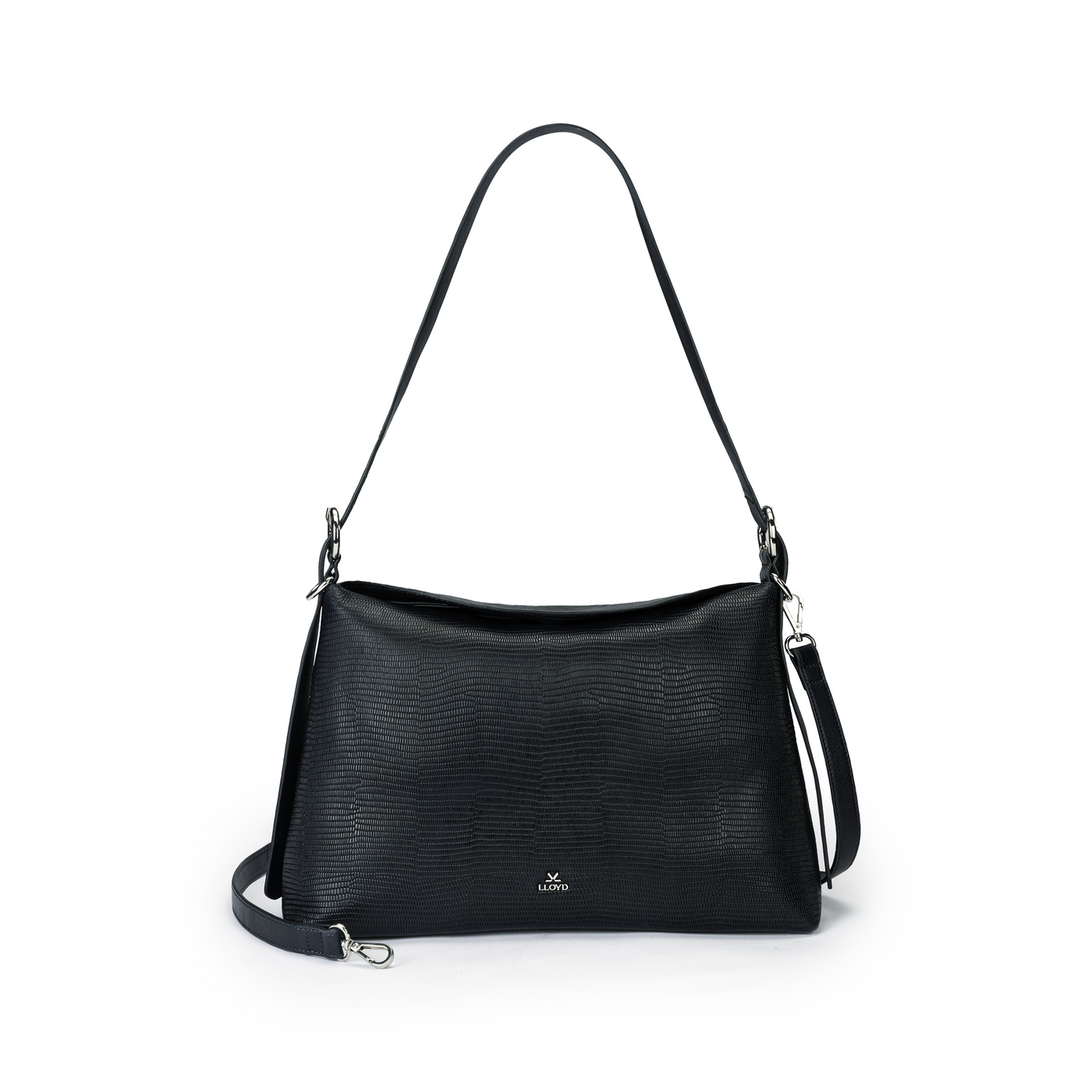 LLOYD Unisex SAC À BANDOULIÈRE Bleu - Cuir grainé