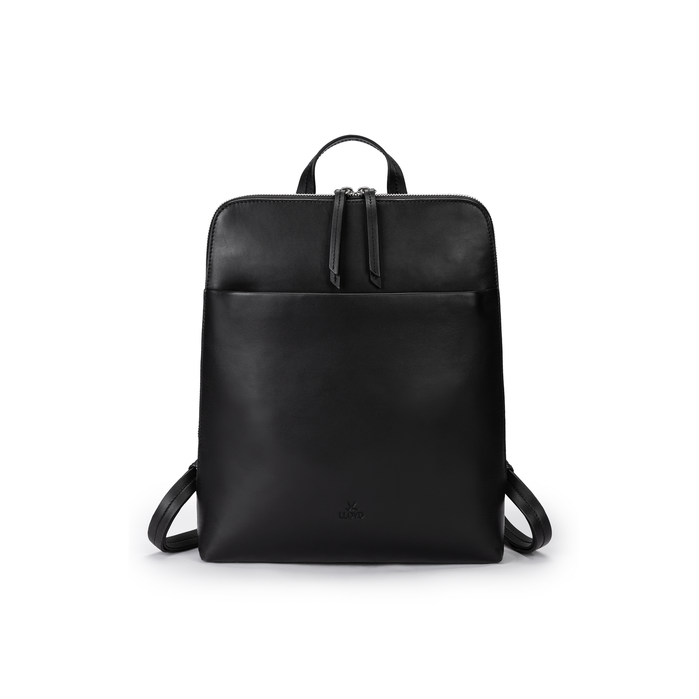 LLOYD Unisex SAC À DOS D'AFFAIRES Noir - Cuir lisse