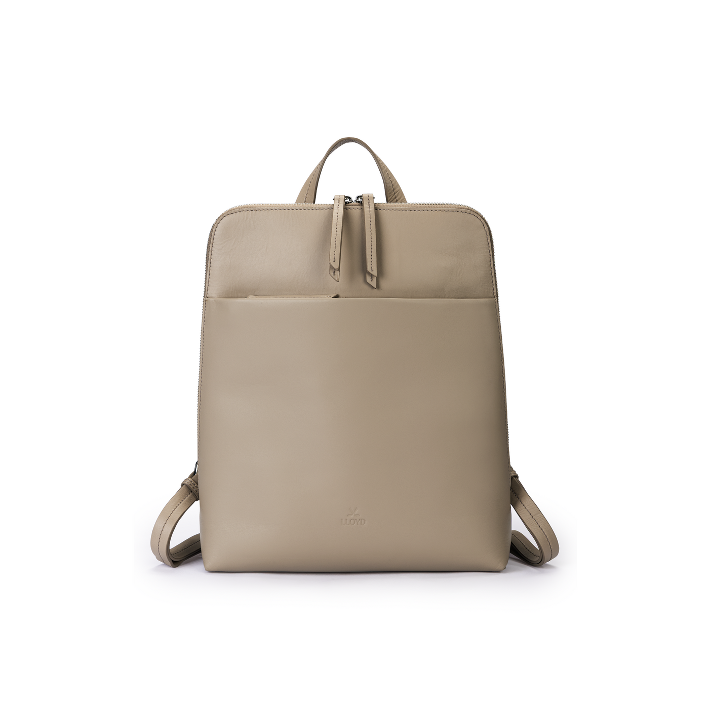 LLOYD Unisex SAC À DOS D'AFFAIRES Beige - Cuir lisse