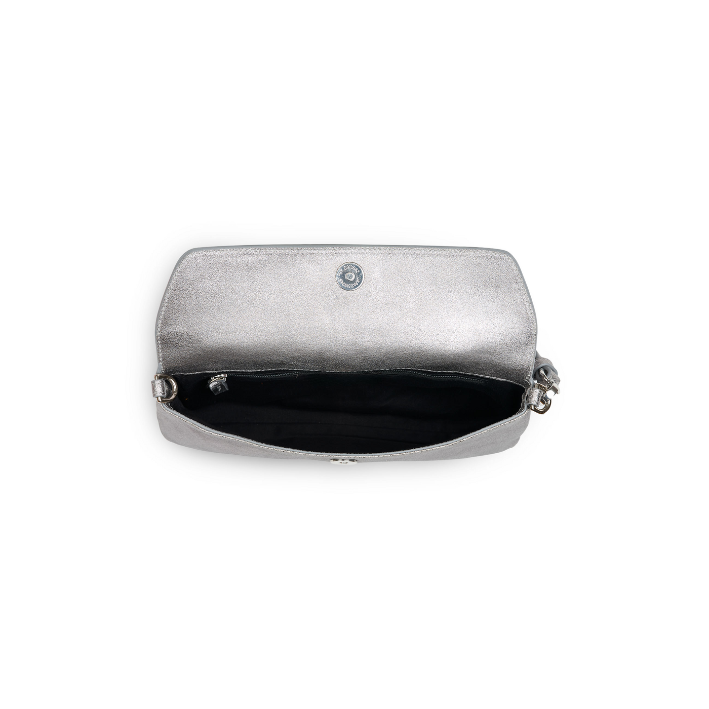LLOYD Minibag/pochette; moderate; aus Cuir lisse; Argent