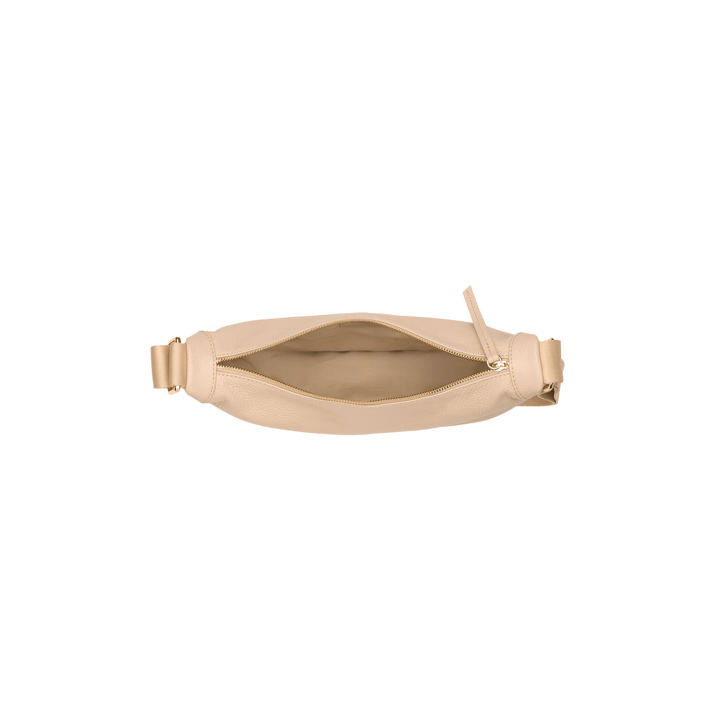 LLOYD Sac De Crossover; moderate; aus Cuir lisse; Beige
