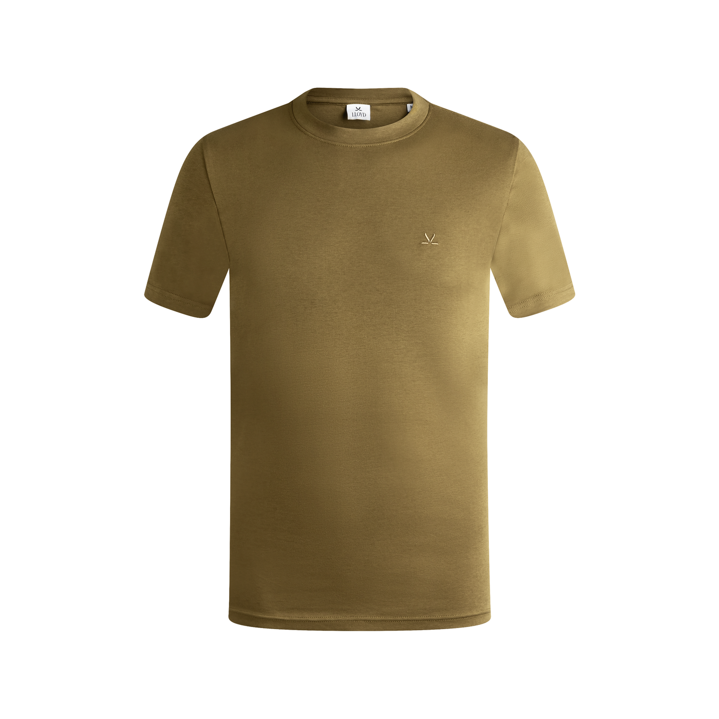 LLOYD Unisex T-SHIRT À COL ROND Marron XXL