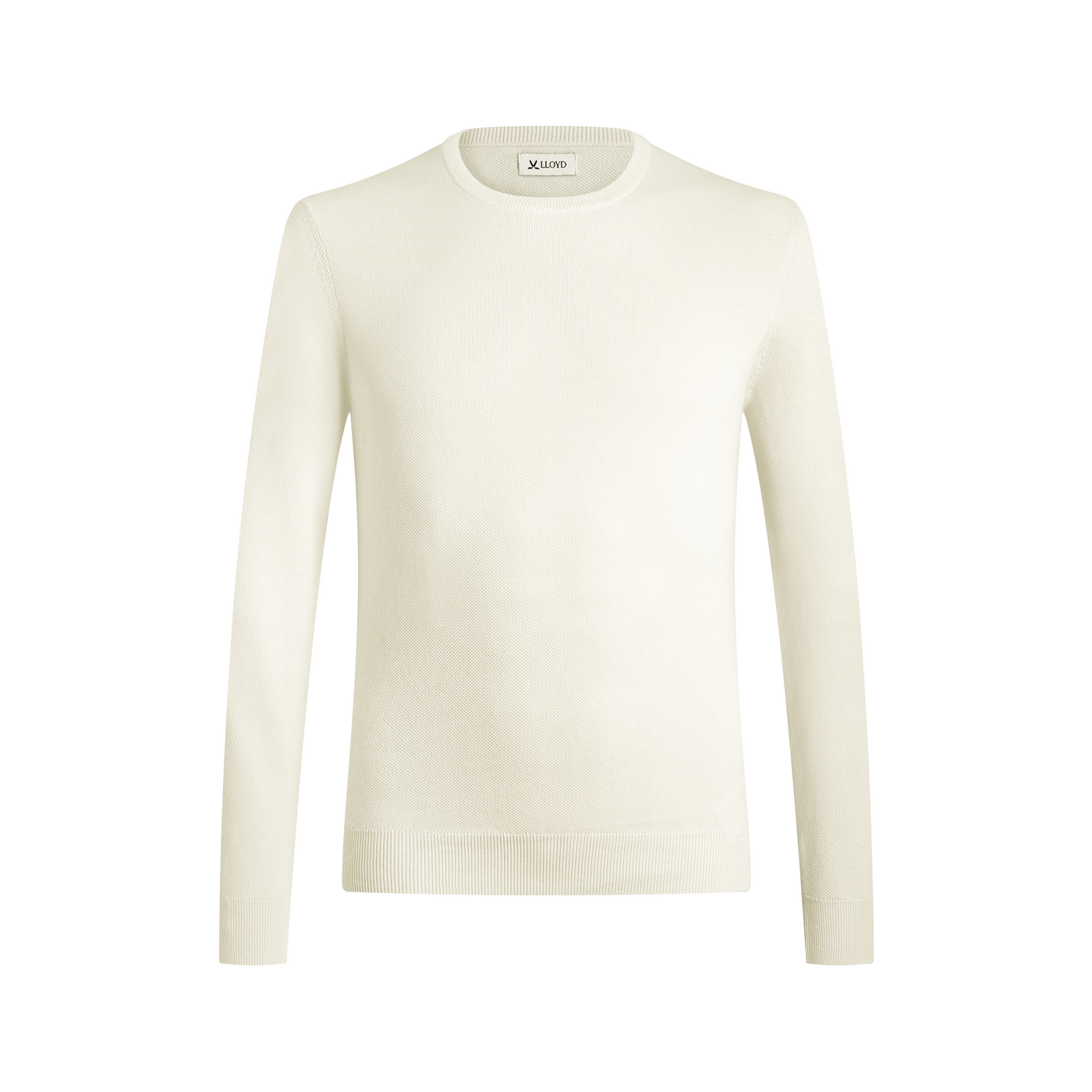 LLOYD Unisex PULL À COL ROND Blanc XXL