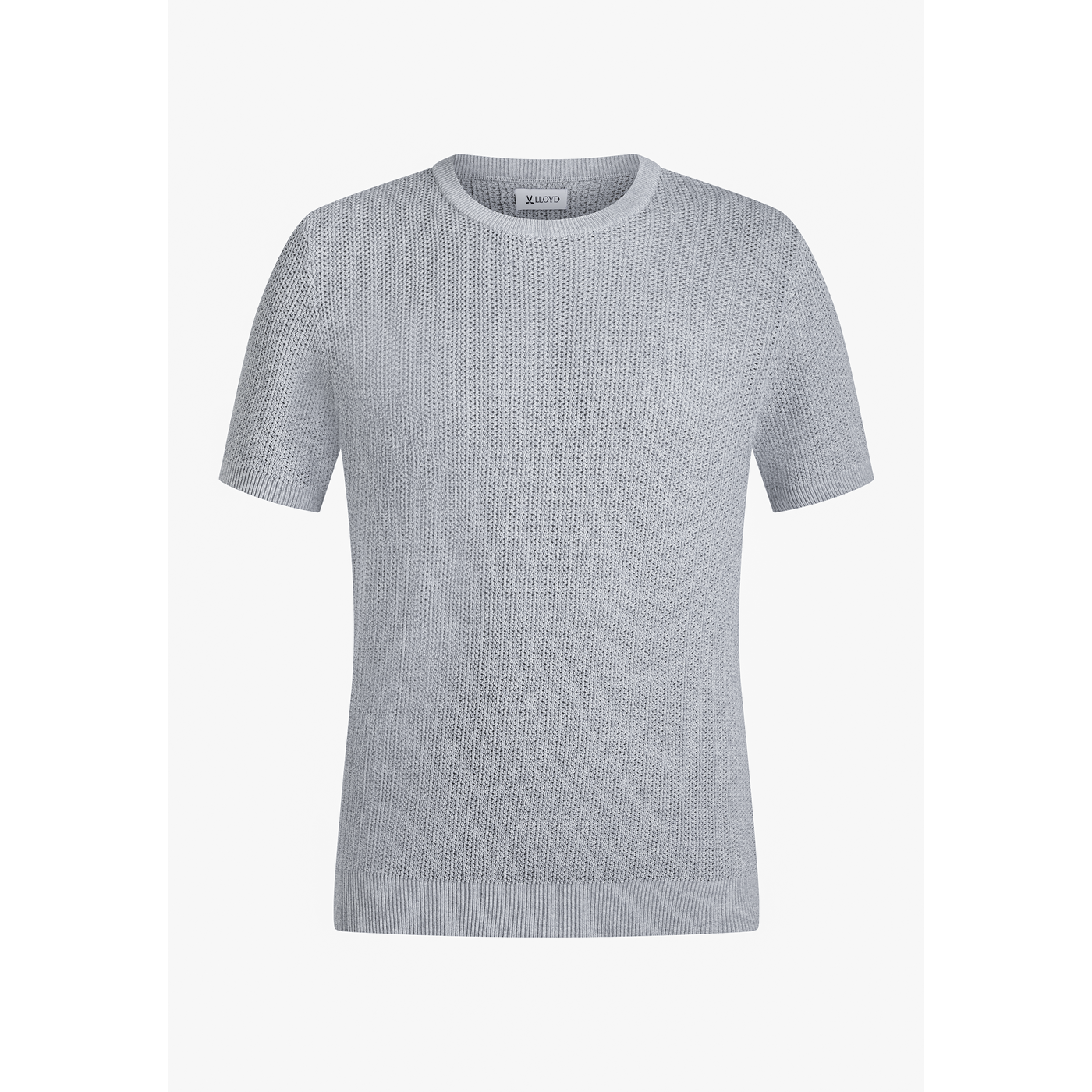 LLOYD Unisex T-SHIRT À COL ROND Gris XXL