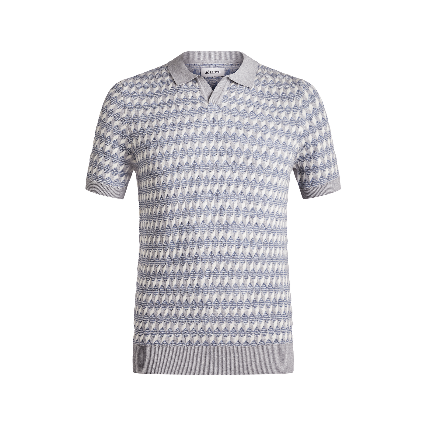 LLOYD Unisex T-SHIRT À ENCOLURE EN V Bleu XXL