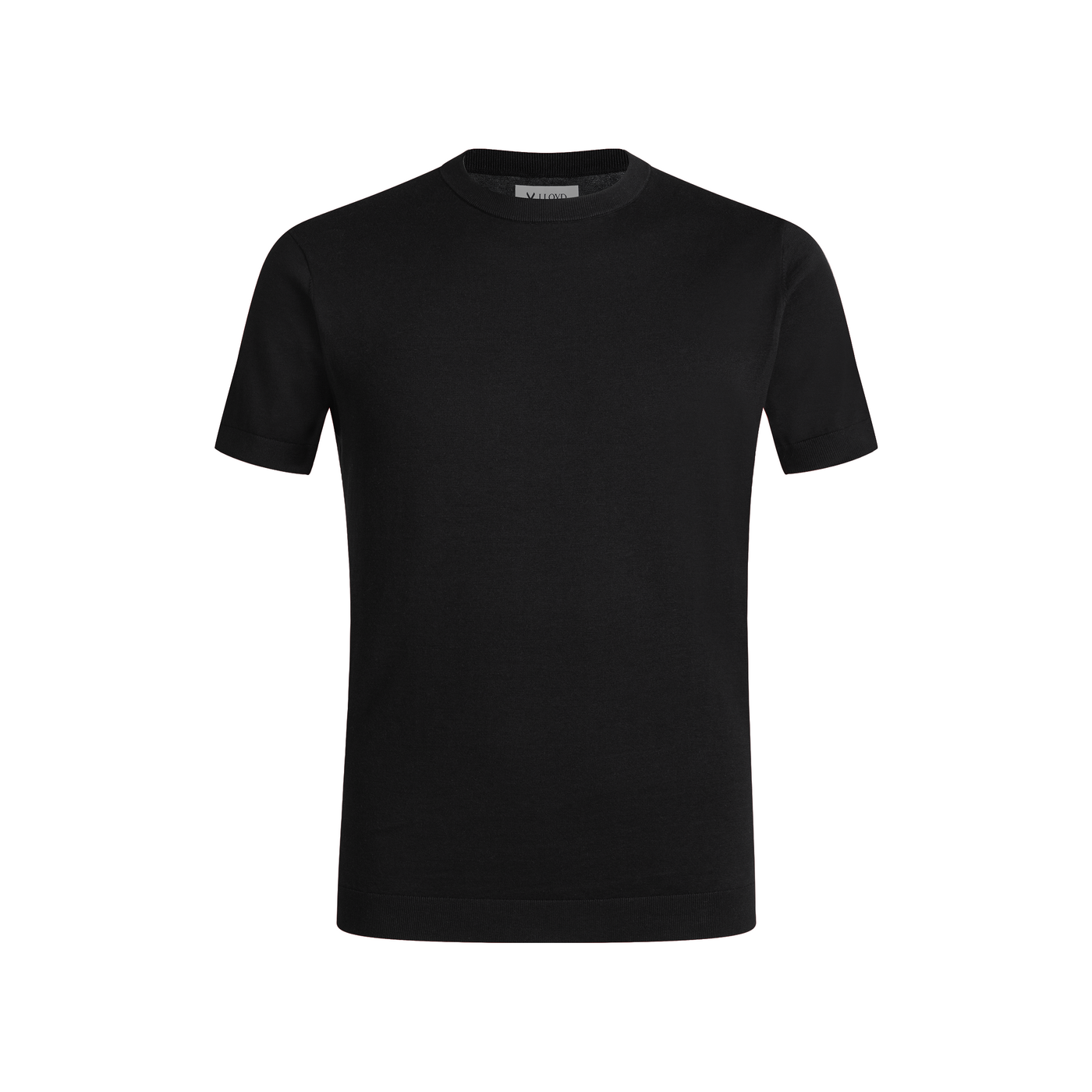 LLOYD Unisex T-SHIRT À COL ROND Noir XXL