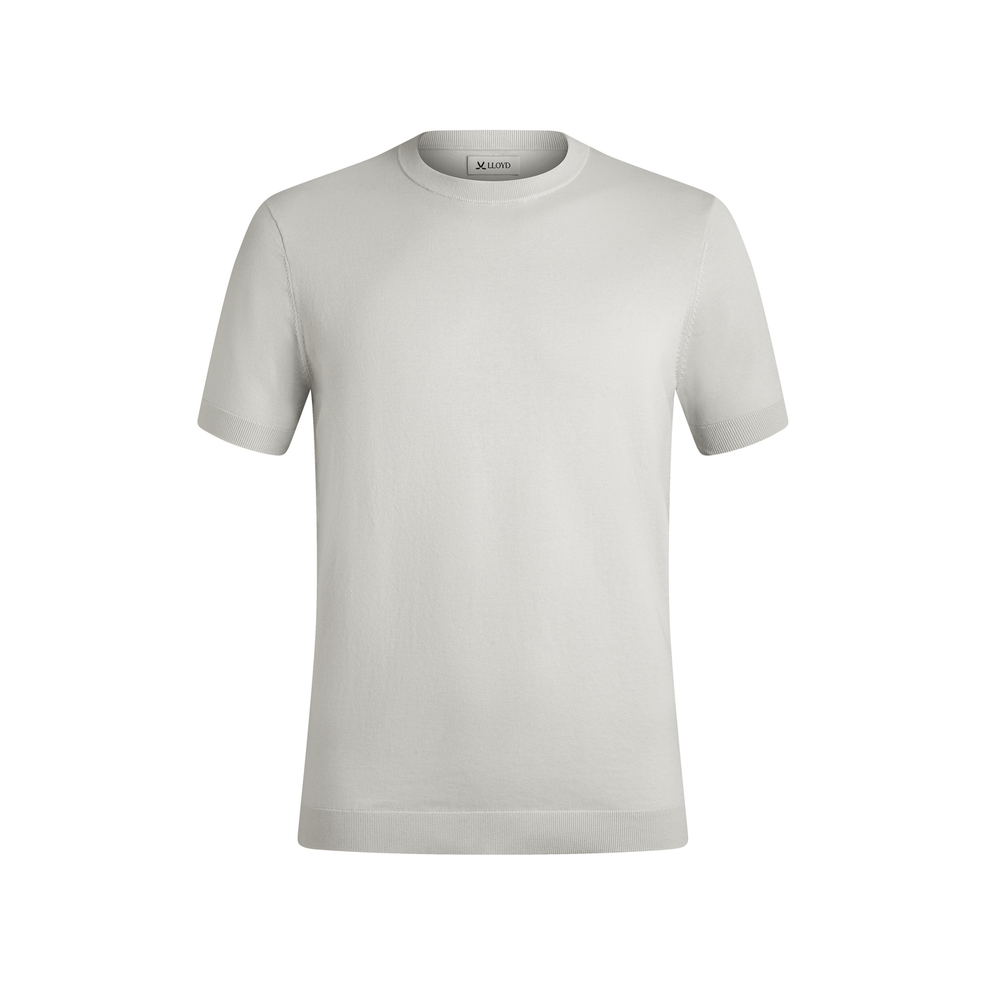 LLOYD Unisex T-SHIRT À COL ROND Gris XXL