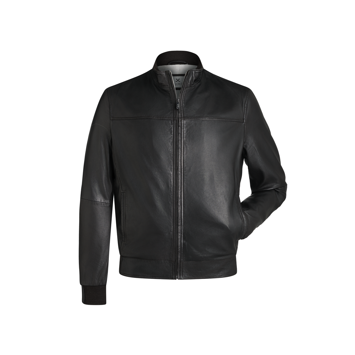 LLOYD Unisex VESTE EN CUIR GION Marron 46 Cuir lisse