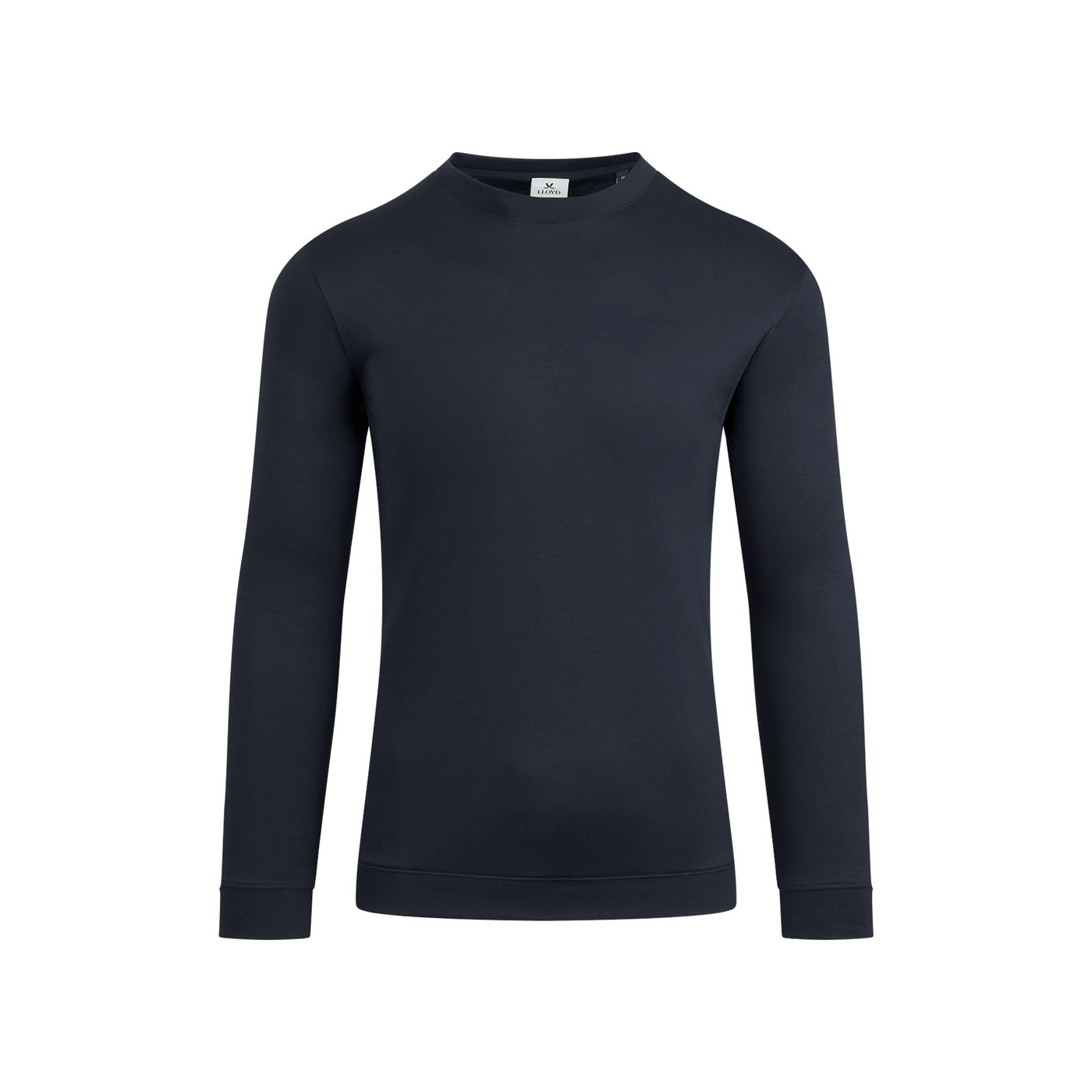 LLOYD 'T-SHIRT À MANCHES LONGUES ET COL ROND' polos (Pima Cotton; aus Textile; Bleu in XXL