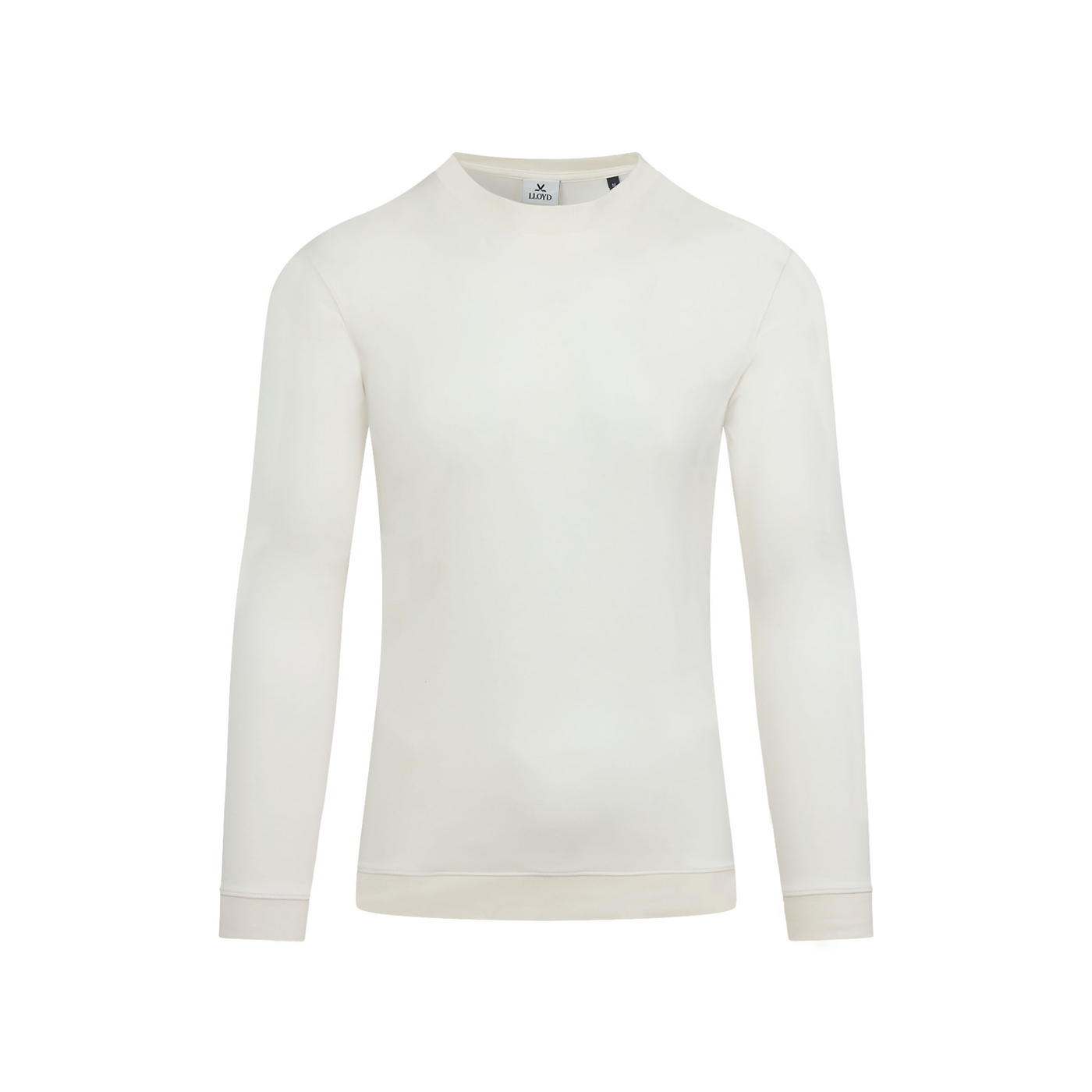 LLOYD 'PULL À COL ROND' polos (Pima Cotton; aus Textile; Blanc in XXL