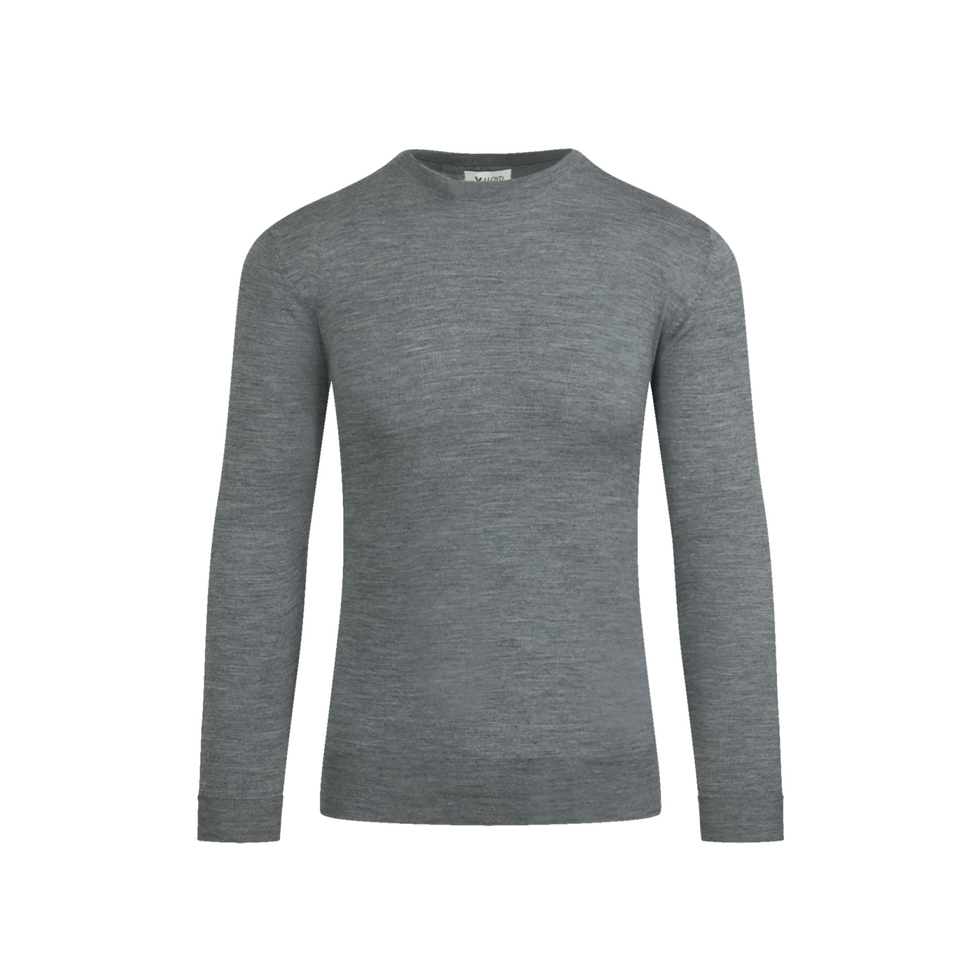 LLOYD 'PULL À COL ROND' Pulls (Laine mérinos; aus Textile; Gris in XL