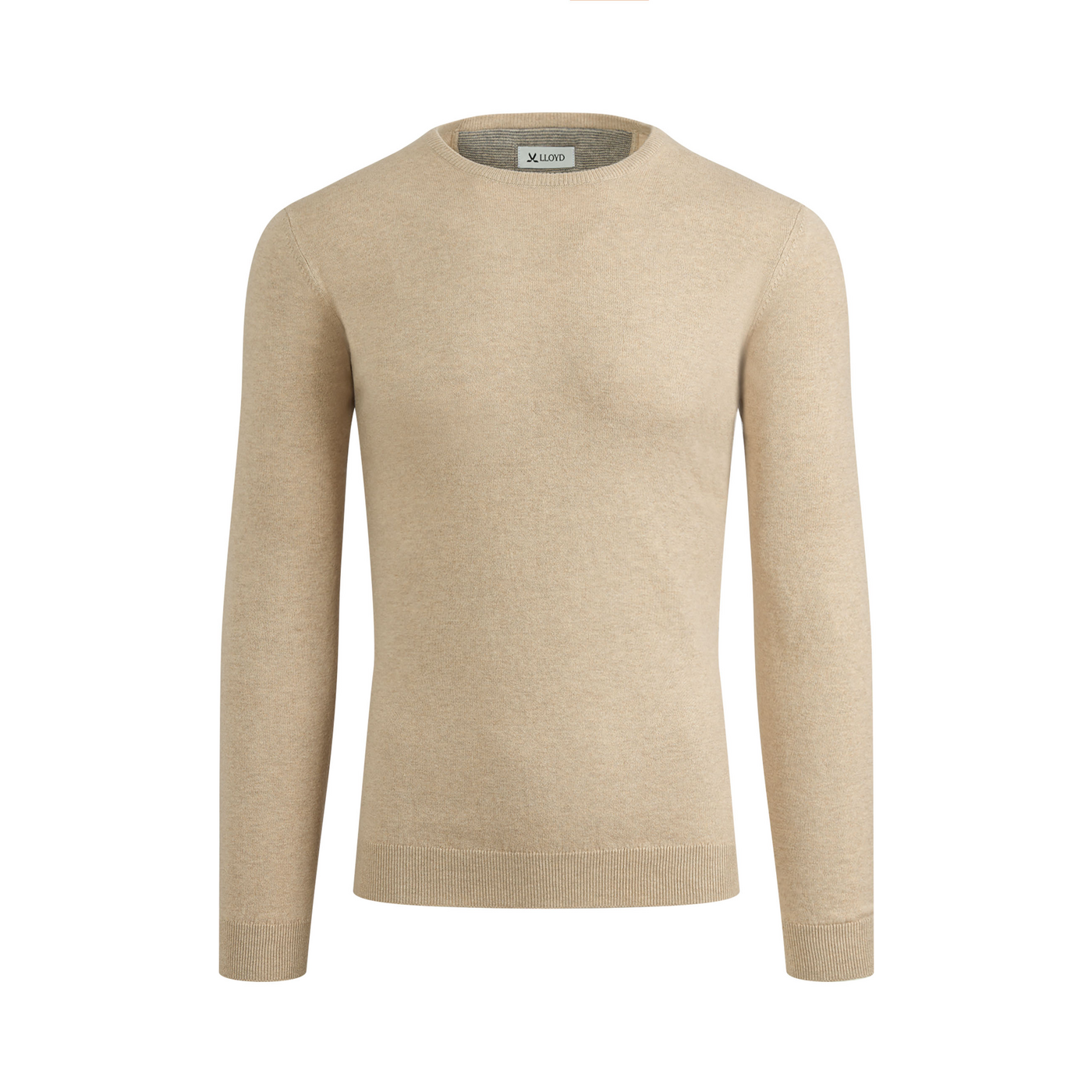 LLOYD 'PULL À COL ROND' Pulls; aus Textile; Beige in XXL