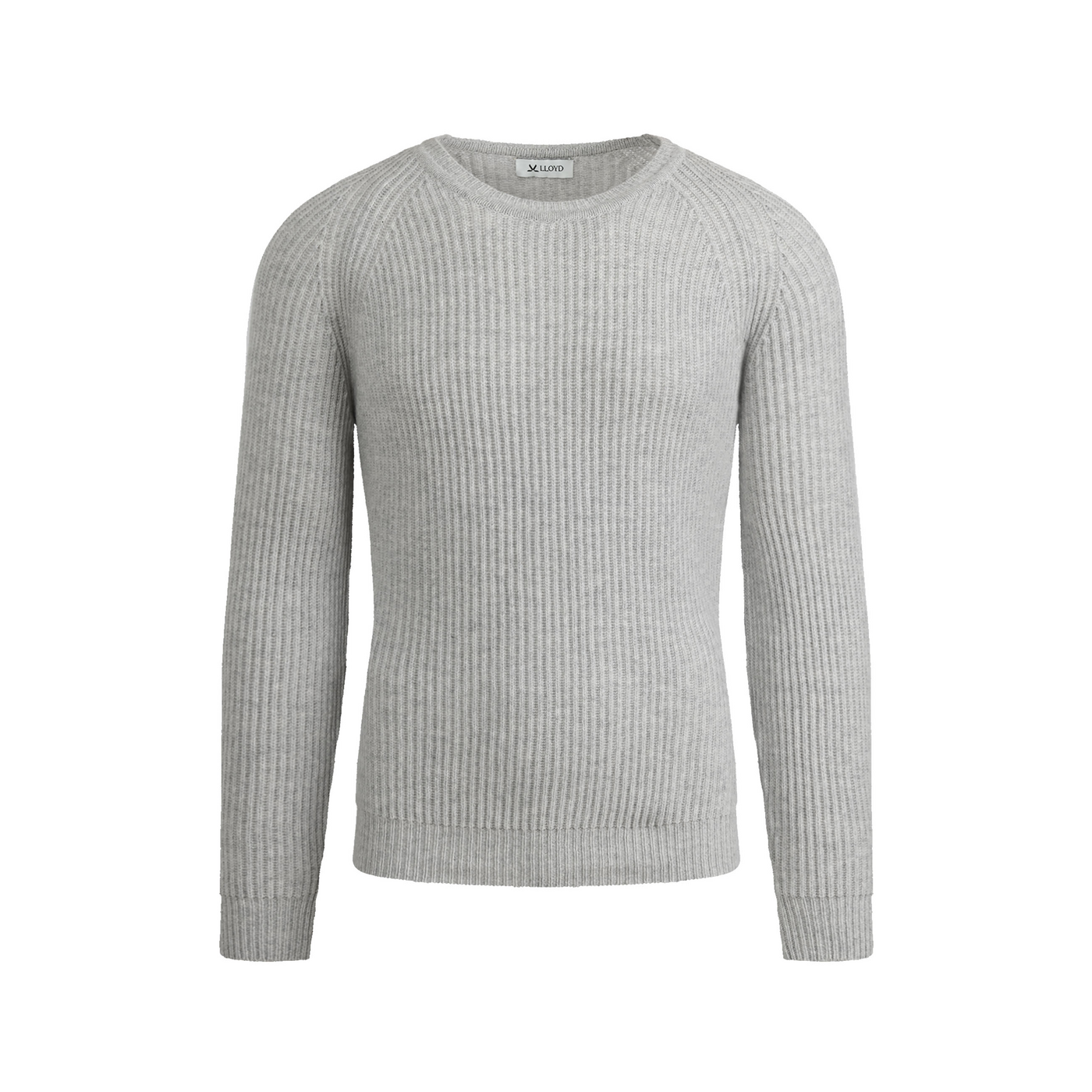 LLOYD 'PULL À COL ROND' Pulls (Laine mérinos; aus Textile; Gris in XXL