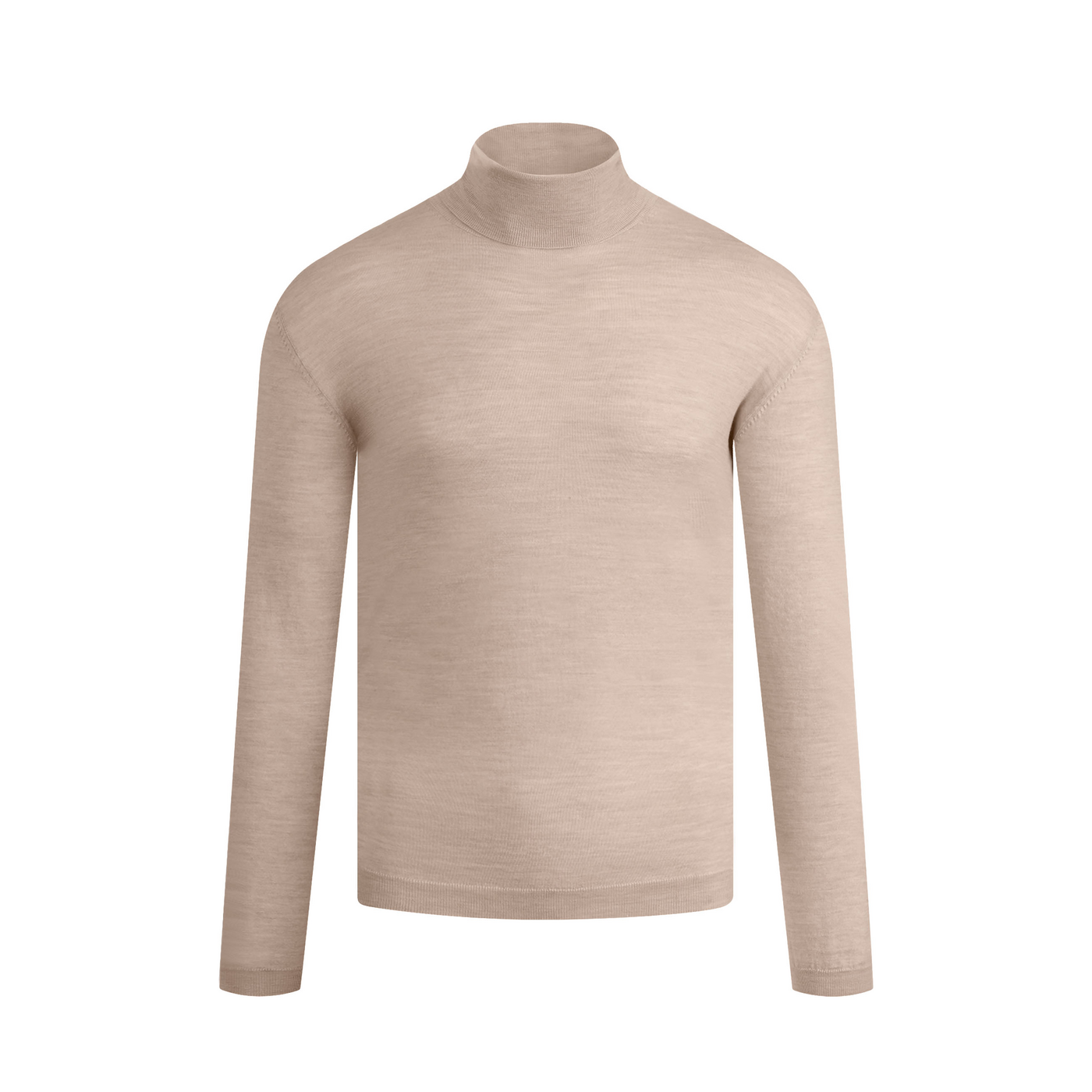 LLOYD 'PULL À COL ROULE' Pulls (Laine mérinos; aus Textile; Beige in XXL